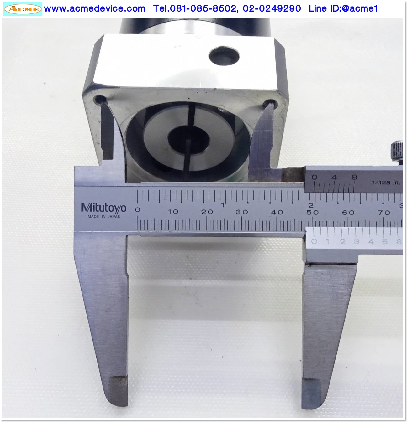 Gear Head รุ่น SKQ60-020, Ratio 20:1, (เพลาเข้า 14mm, ออก 16mm.),for 200w, 400w