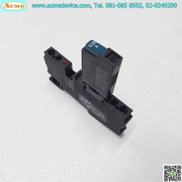Breaker 1P Phoenix Contact รุ่น TCP-0.25A + Socket ST 4-FSI/C