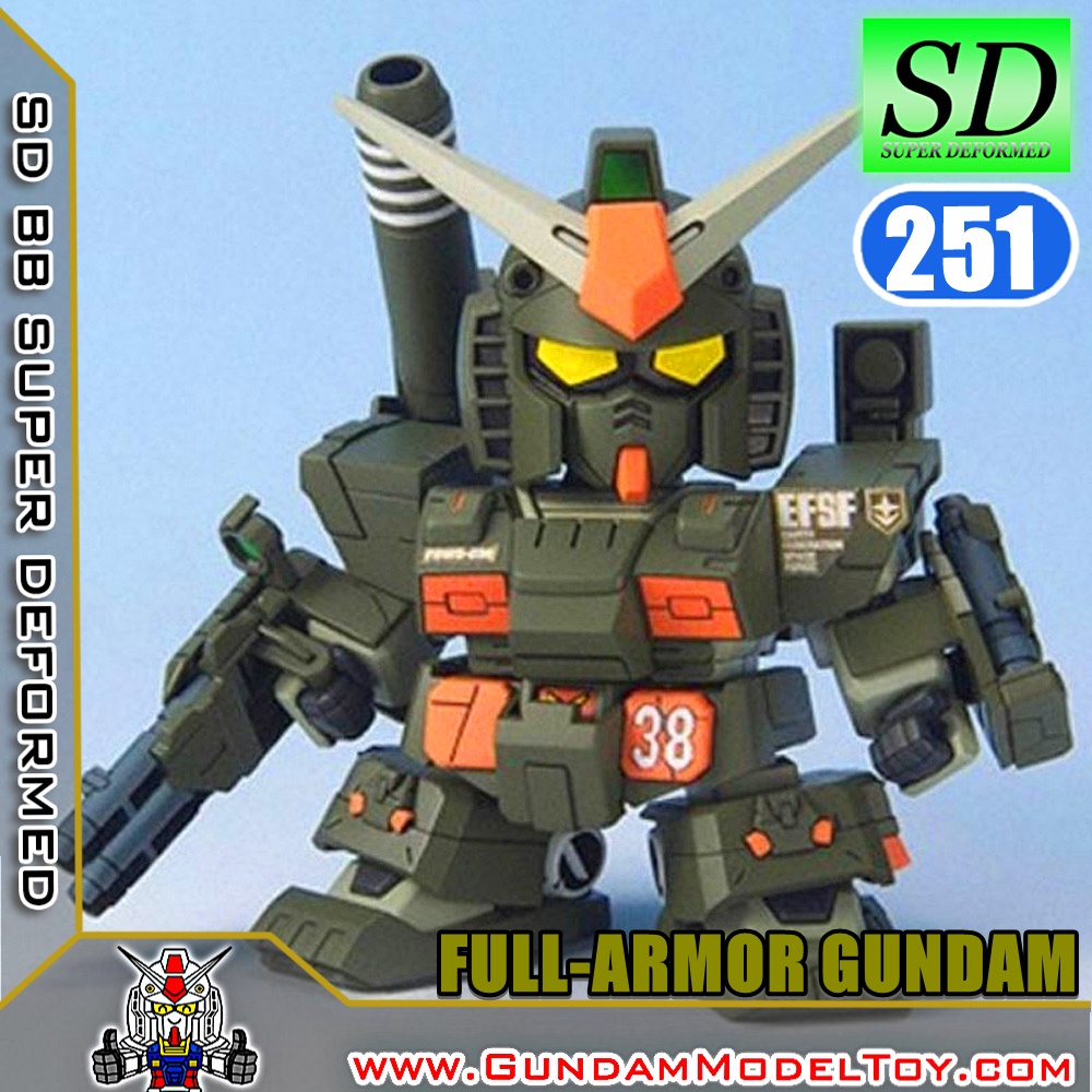 BANDAI SD BB251 FA GUNDAM ฟูล อาร์มอร์ กันดั้ม โมเดล กันดั้ม กันพลา ร้านพีเอสทอยแลนด์