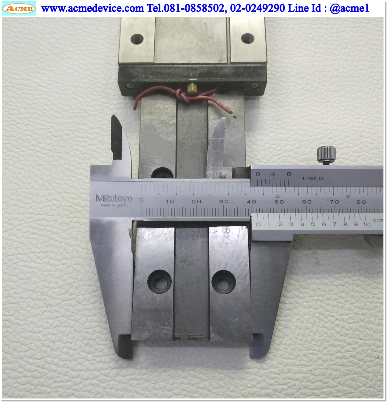 Linear Block and Rail IKO รุ่น LWLFG42B, รางสไลด์ขนาด 42 mm x 400 mm.