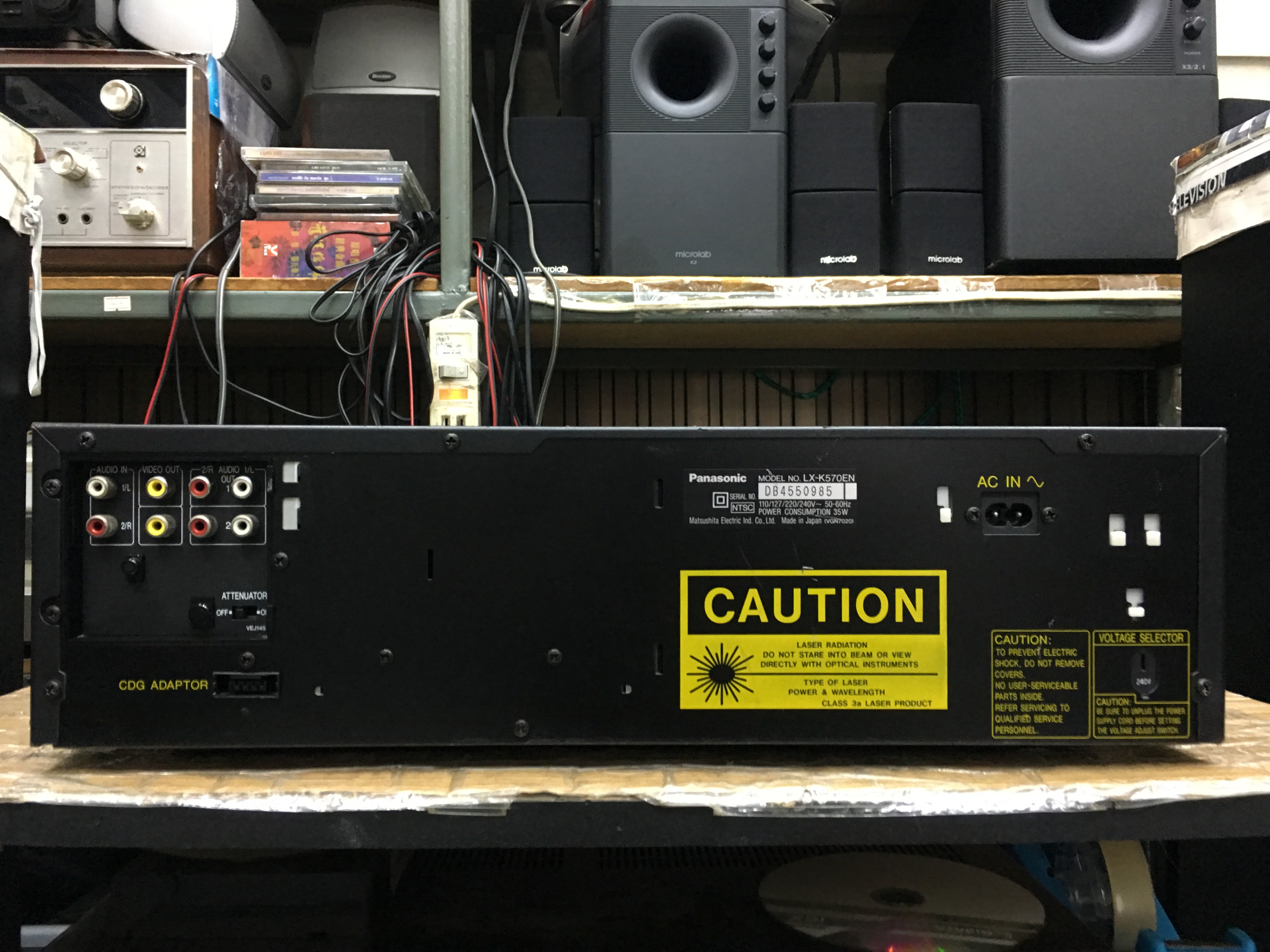 Panasonic LX-K570 Laser Disc Player