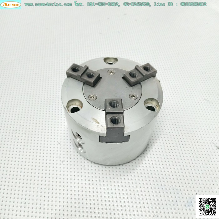Gripper SMC รุ่น MHS, โต 52 mm, stroke 3 mm.
