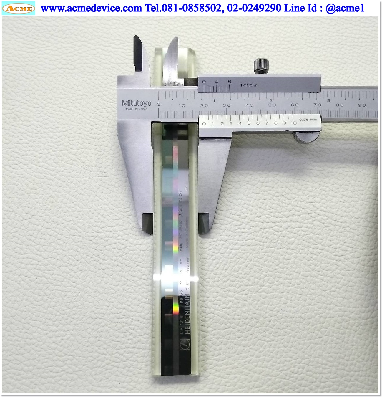 Linear Encoders Hidenhain รุ่น LIF 101 R, ขนาด 20 x 150 mm., ML 120 mm.,