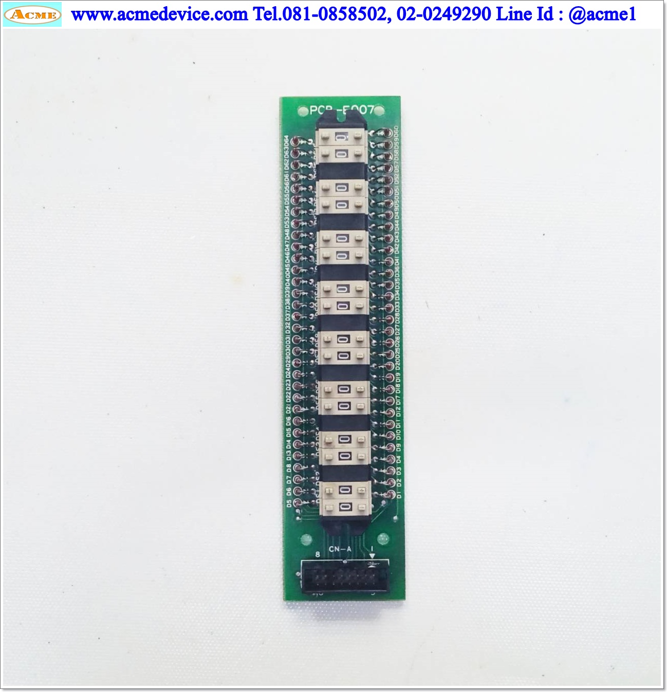 Thumbwheel Switch Omron รุ่น A7D-1, PCB-E007