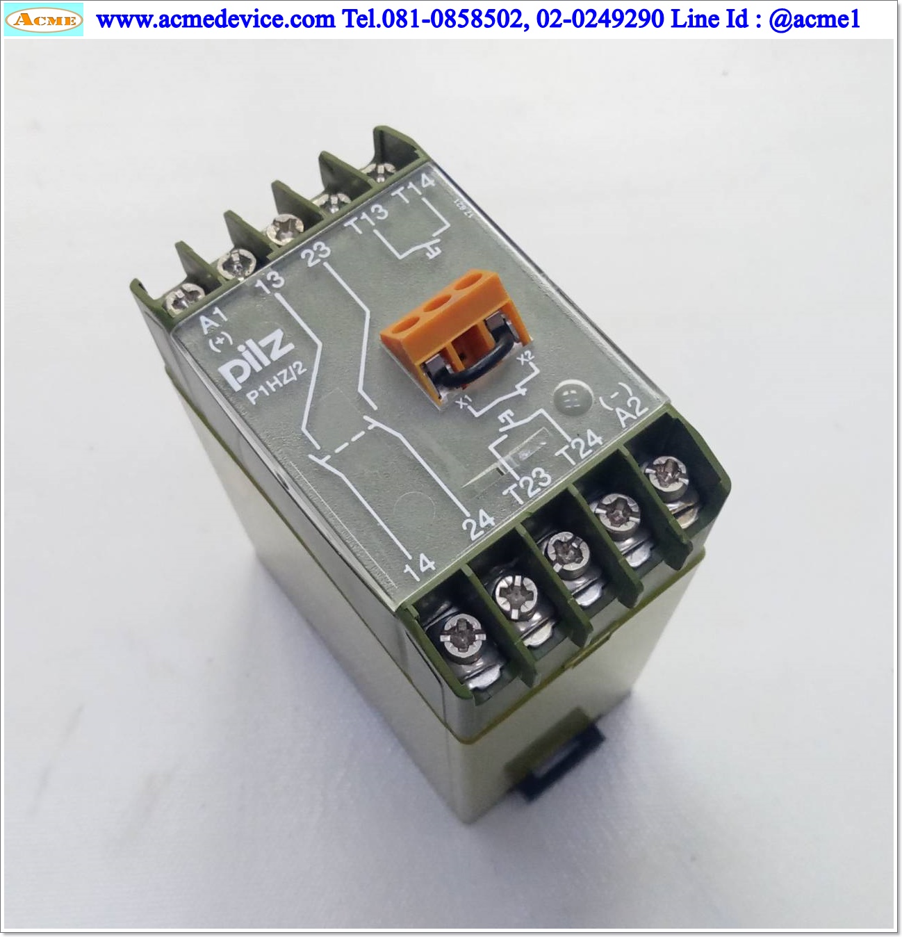 Safety Relay Pilz รุ่น P1HZ/2, 120V, 2A
