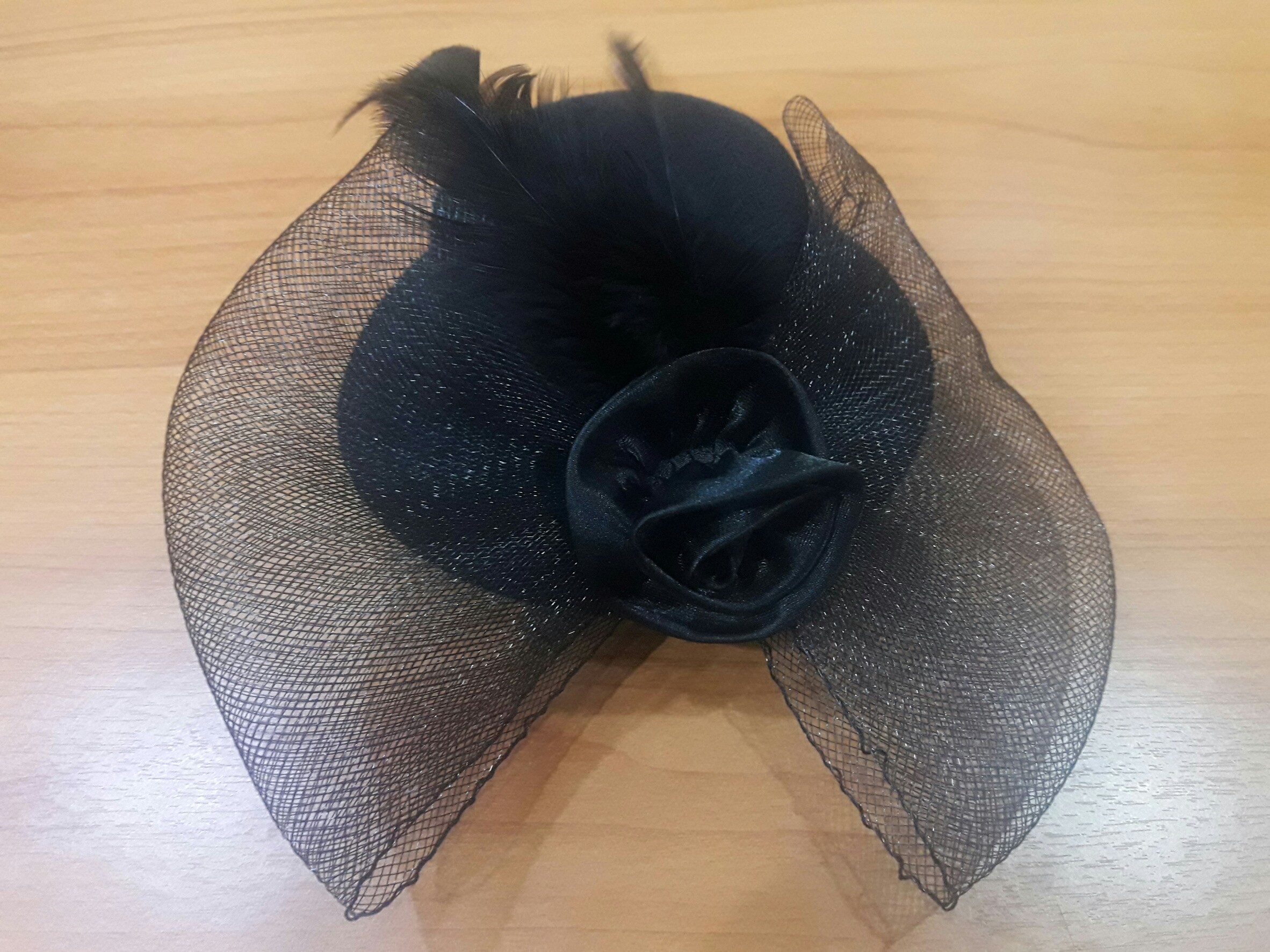 กิ๊ปติดผมหมวก GATSBY สีดำ