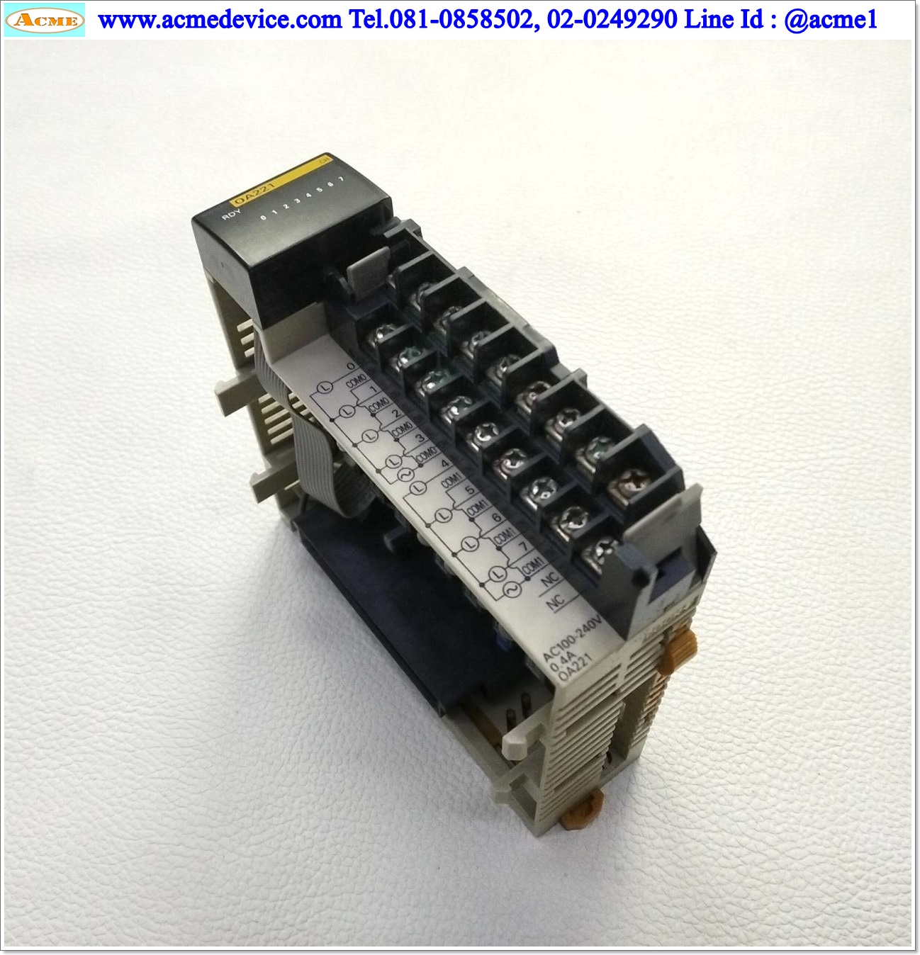 PLC OMRON รุ่น CQM1-OA221, Output Unit (ไม่มีฝาปิด)