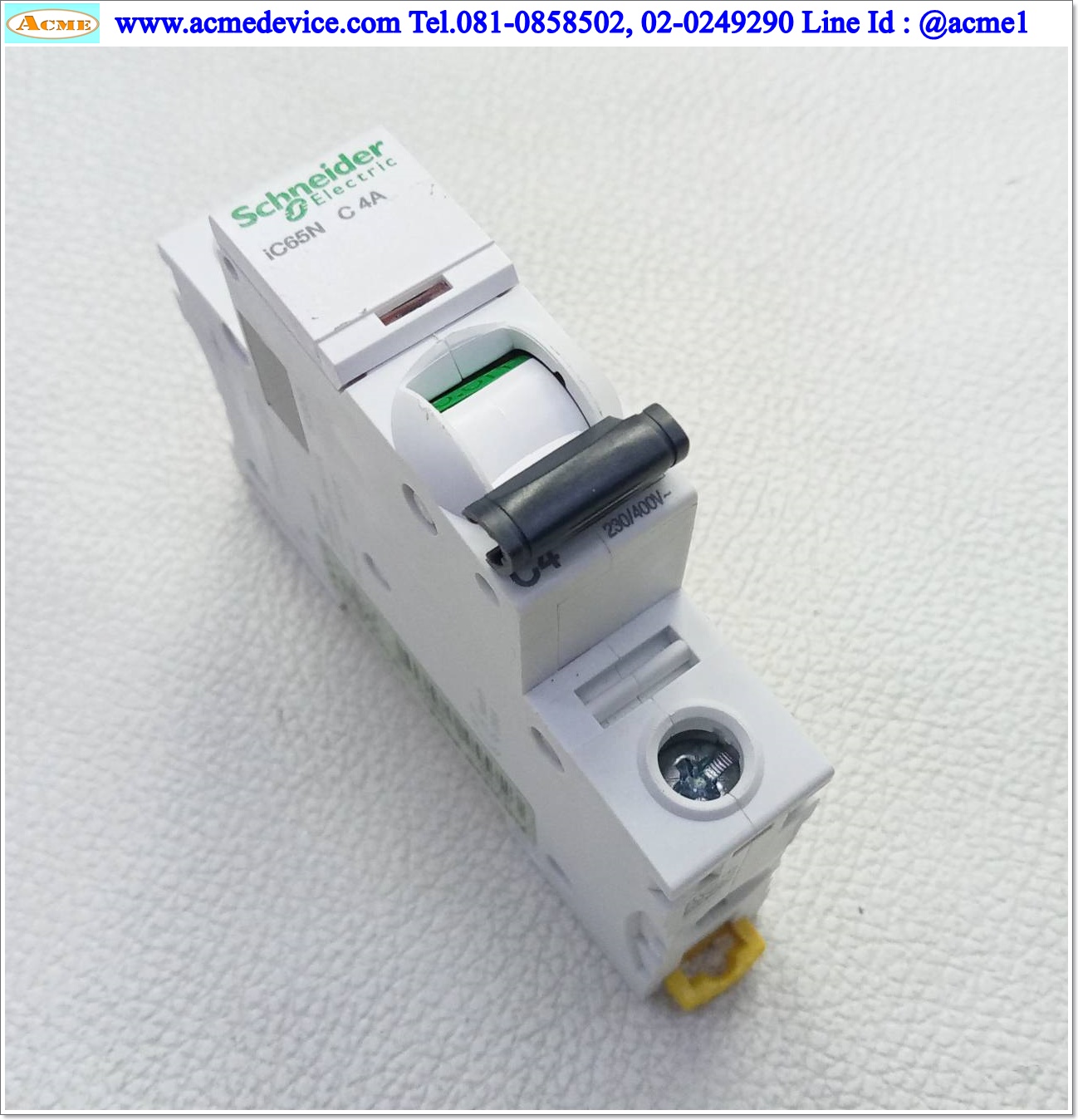 Breaker 1P Schneider รุ่น iC65N C 4A