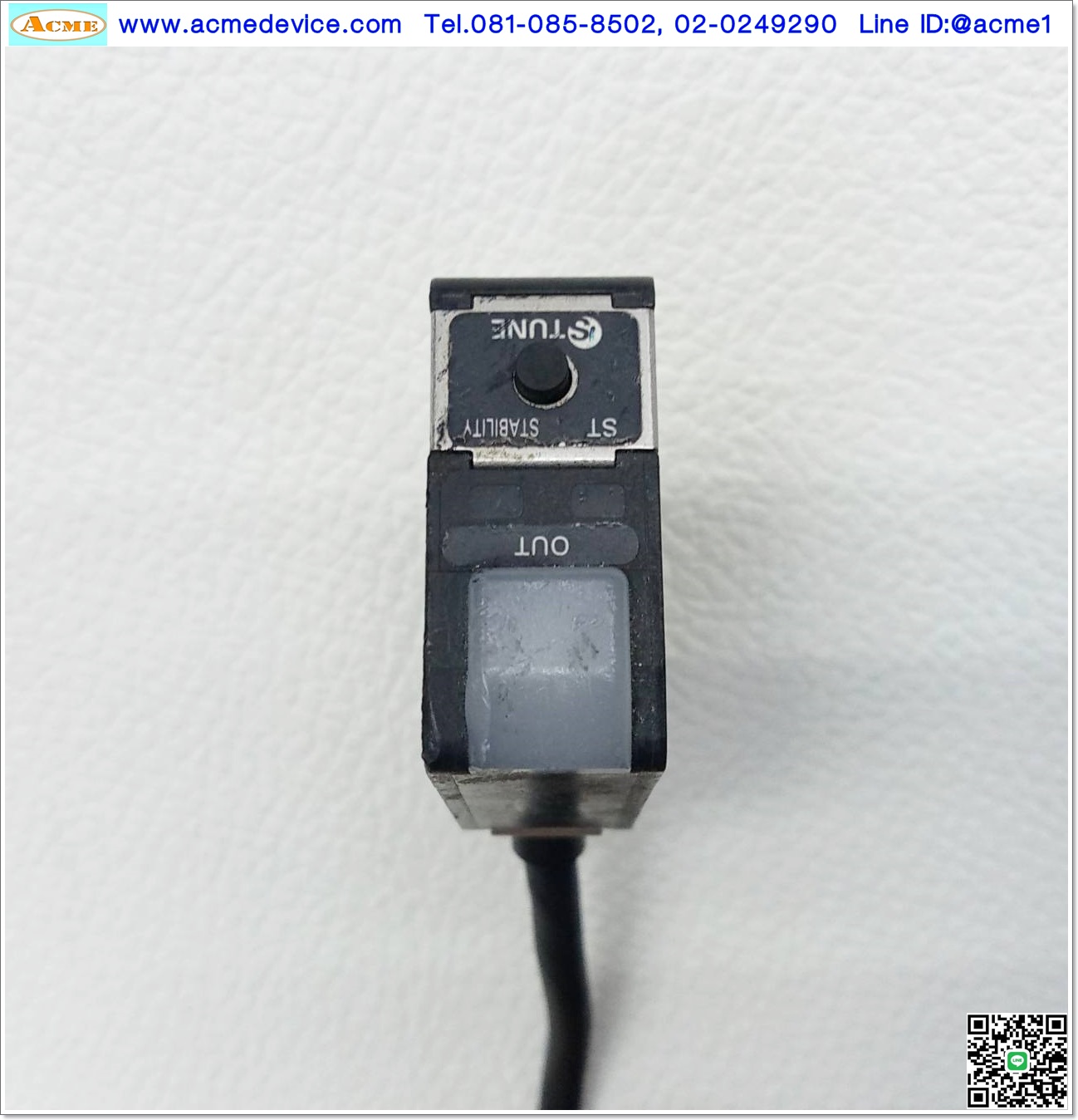 Photoelectric Sensors Omron รุ่น E3NC-SA21 + E3NC-SH100, ระยะ 35-100 mm., NPN