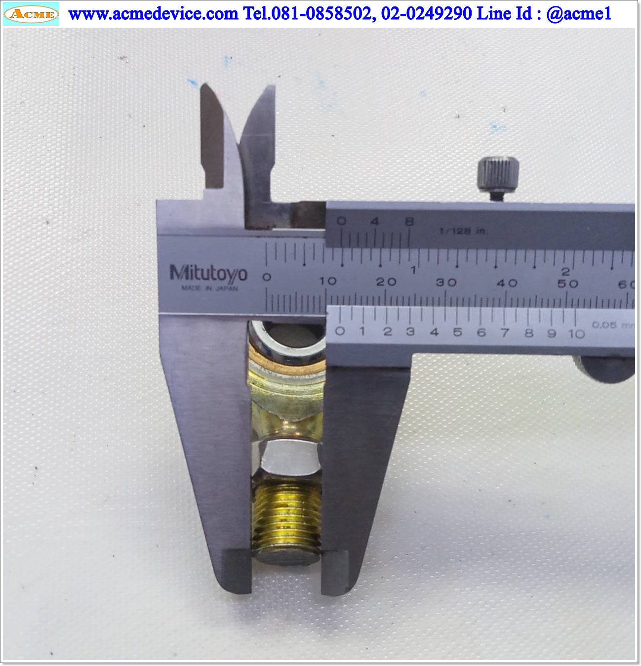 Rod End Ball FK รุ่น M8SB, รูใน 12.7 mm, ขนาดเกลียว 1/2" - 20 UNF