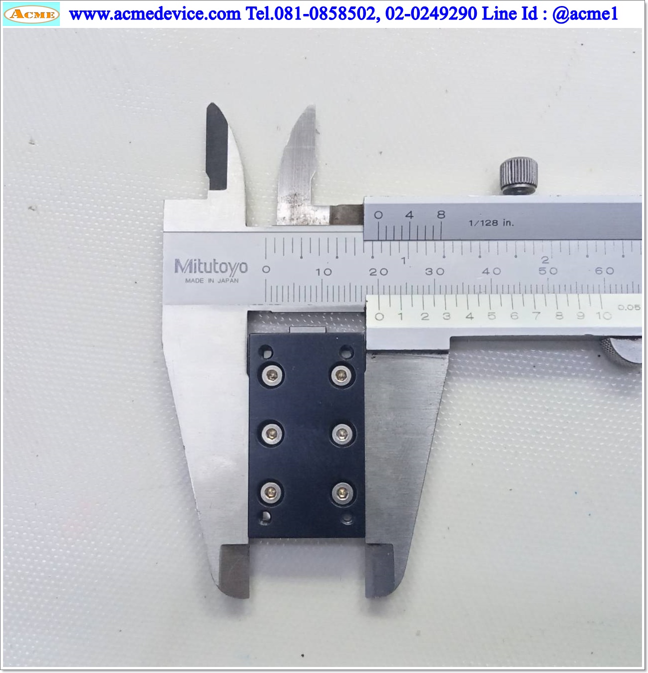 Linear Ball Slide Del-tron รุ่น LPT-1035SS, 20 mm. x 35 mm., Stroke 20 mm.