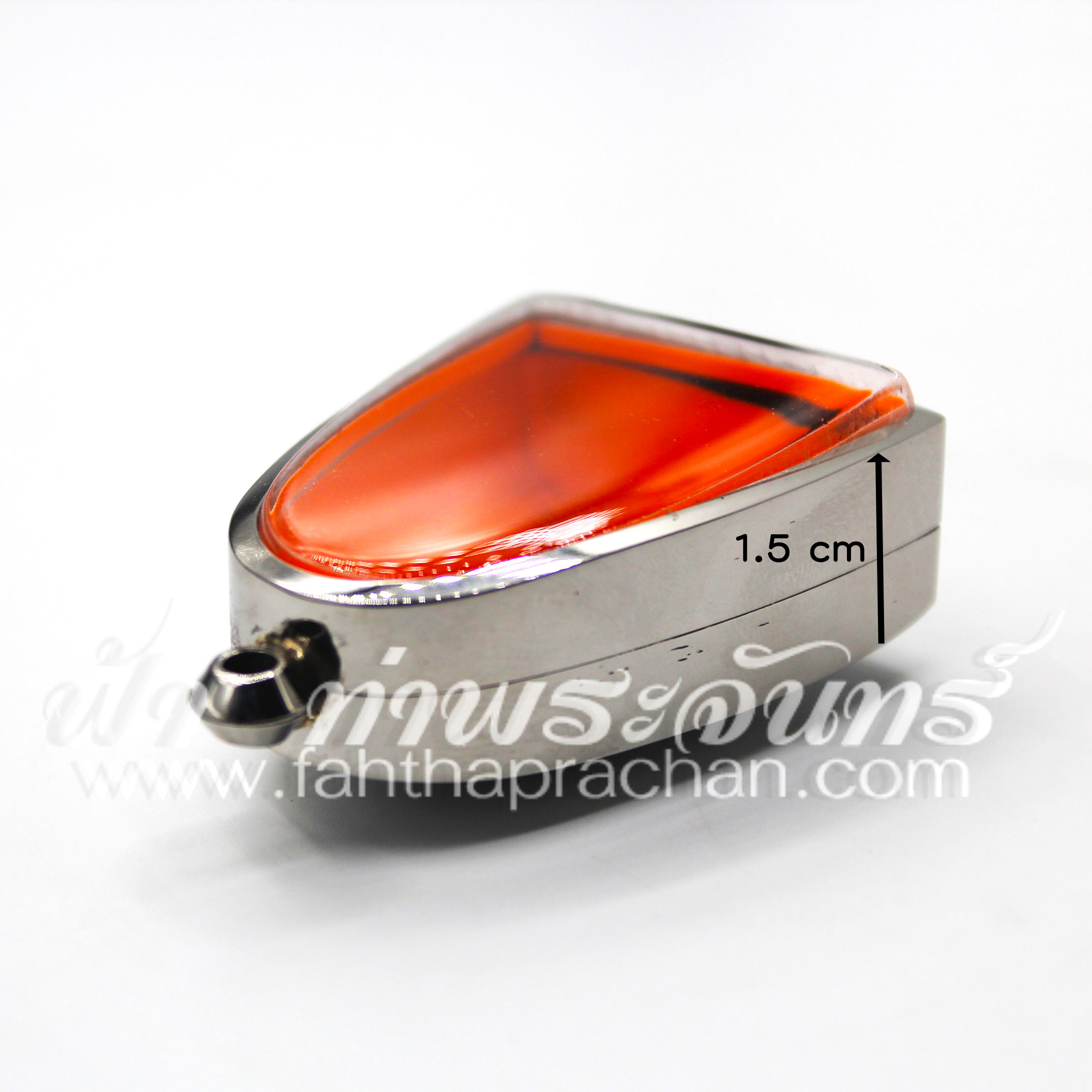 ตลับปู่โต๊ะ พิมพ์ตุ๊กตาใหญ่ หน้าเดียว สแตนเลสพุก