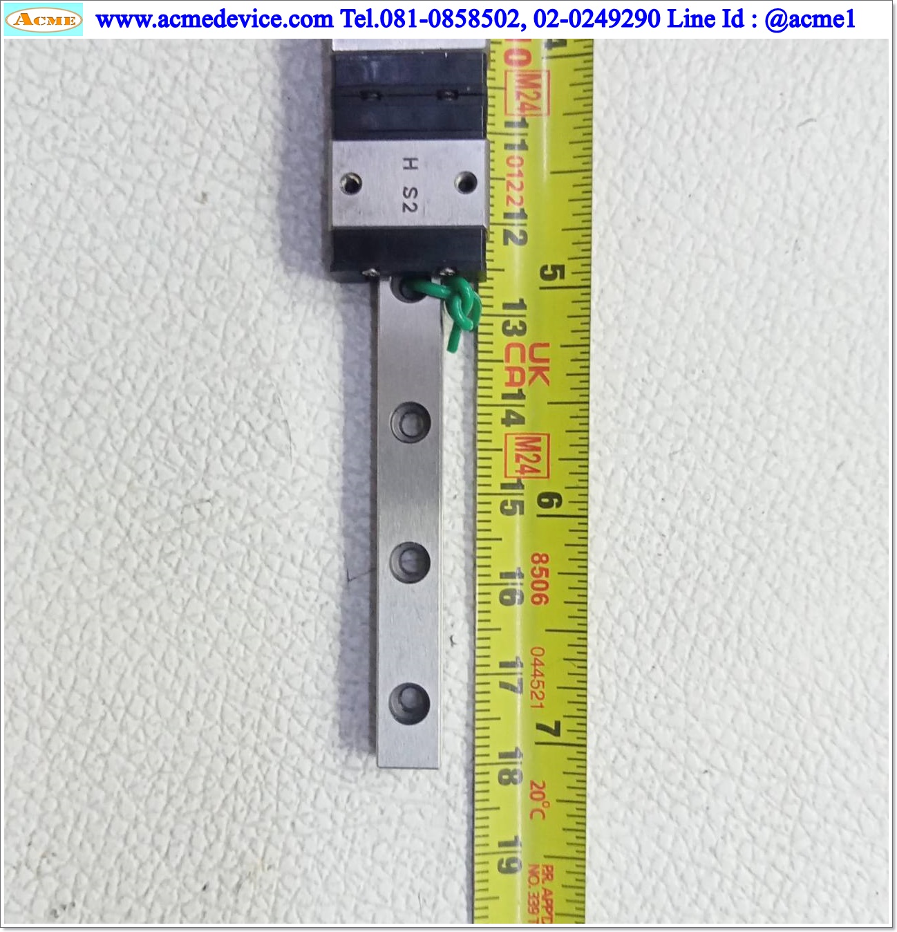 Linear Block and Rail IKO รุ่น LWLC7B, รางสไลด์ขนาด 7 mm x 179 mm (4 Block)