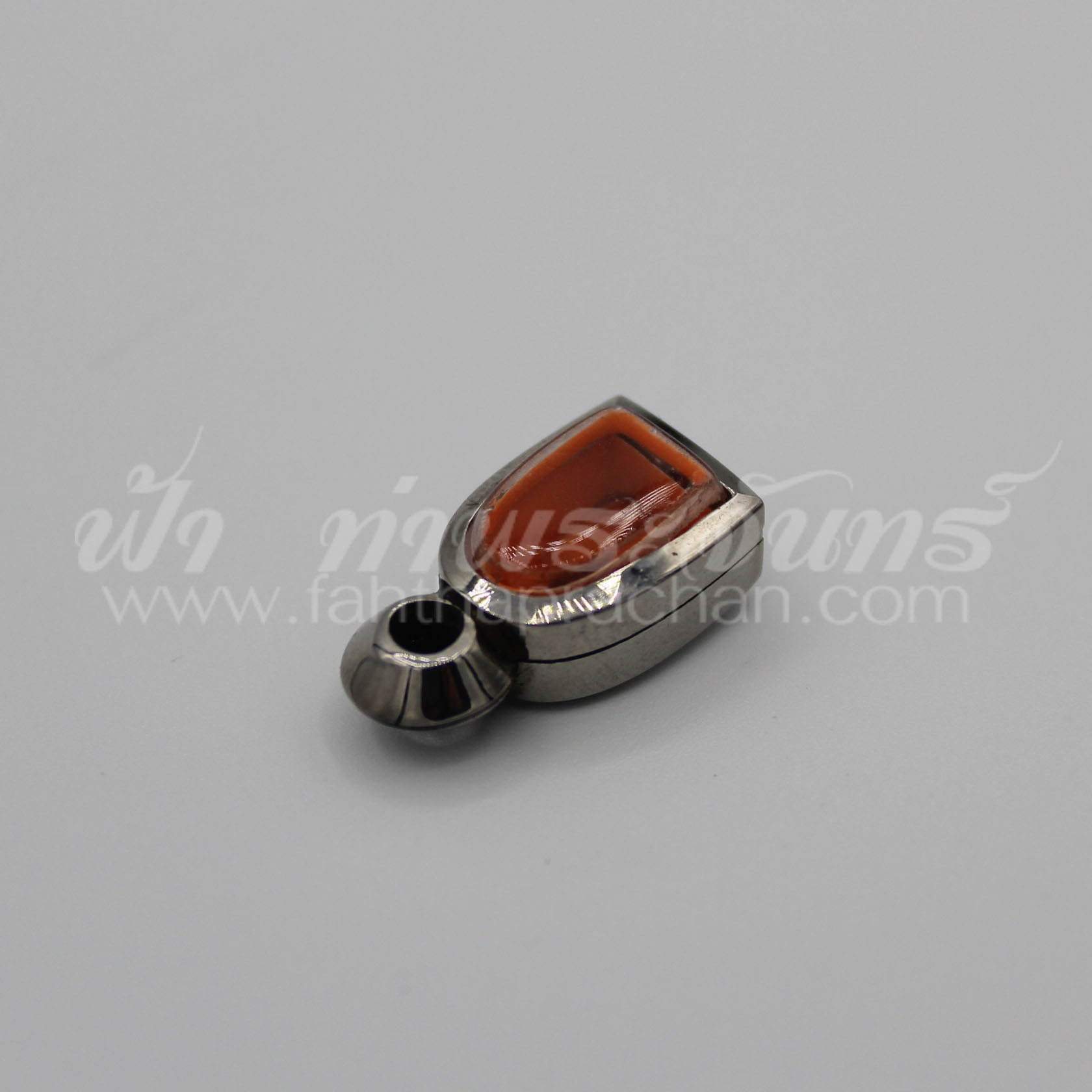 ตลับปรกโพธิ์ หน้าเดียว สแตนเลสพุก