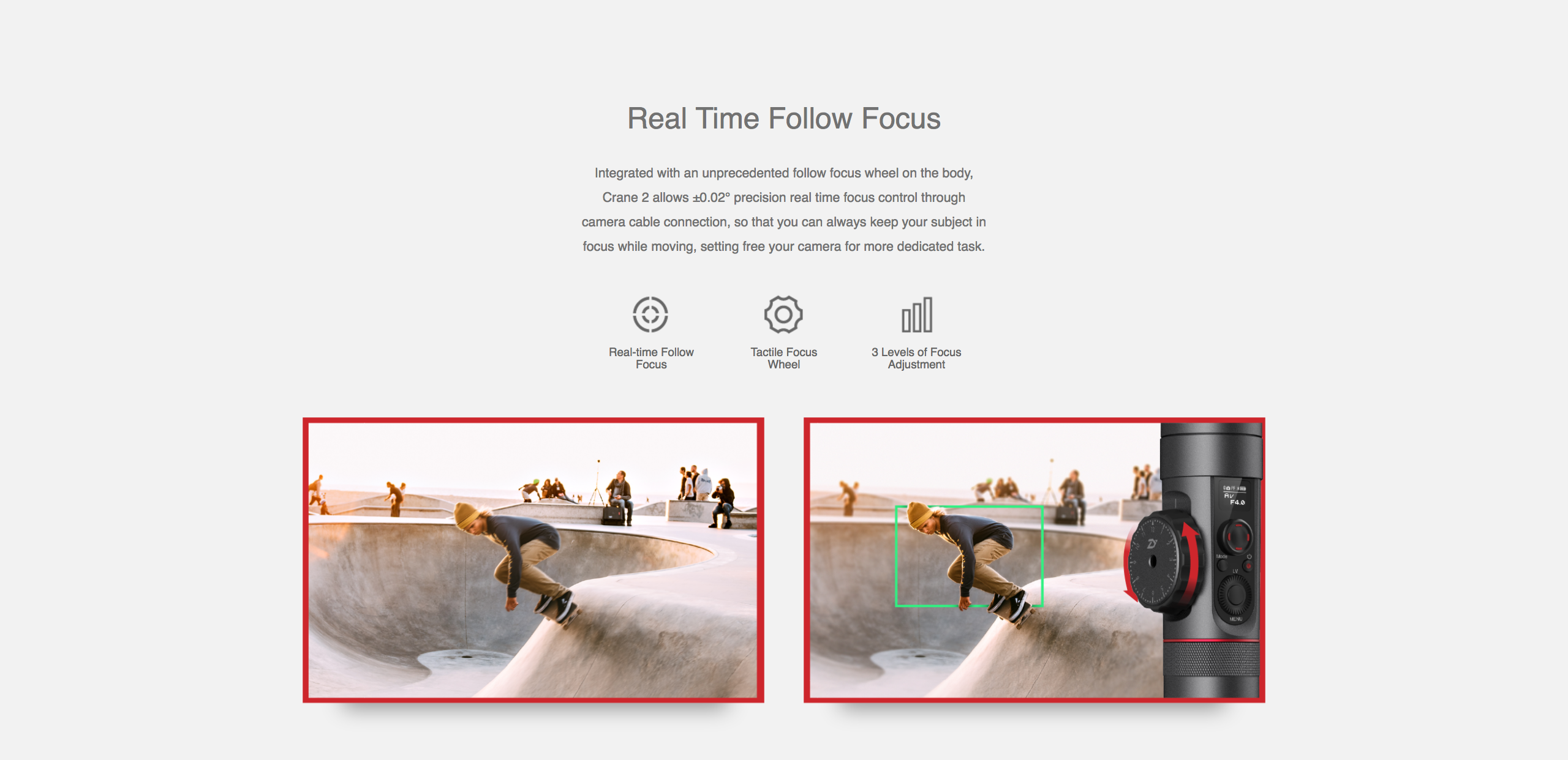 Zhiyun-Tech Crane2 3-Axis Handheld Gimbal Stabilizer (อุปกรณ์กันสั่นสำหรับกล้องDSLR)