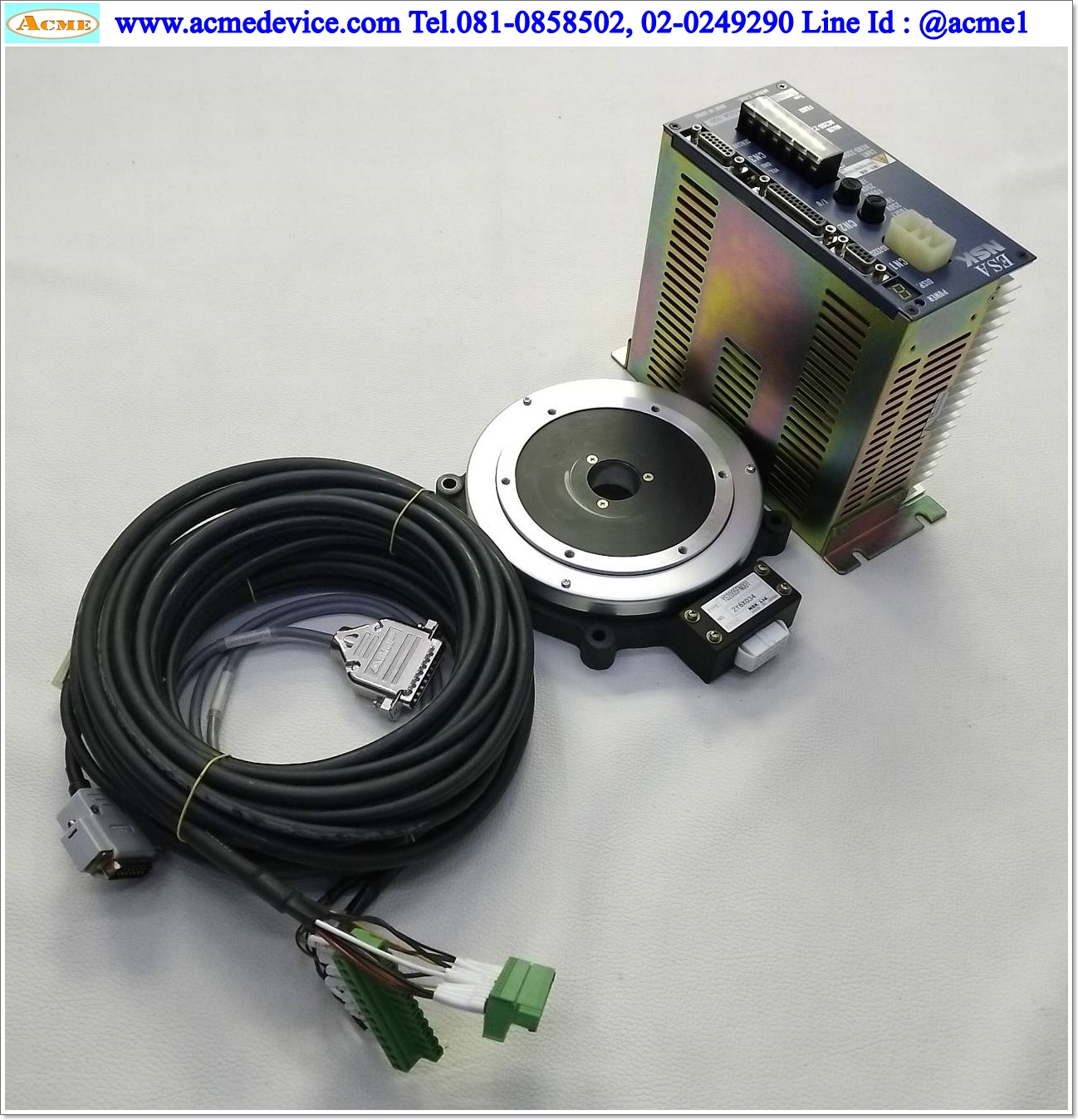 Direct Drive Servo NSK รุ่น ESA-Y2005A23-21.1 & Motor YS2005FN001, Torque 5 N.m