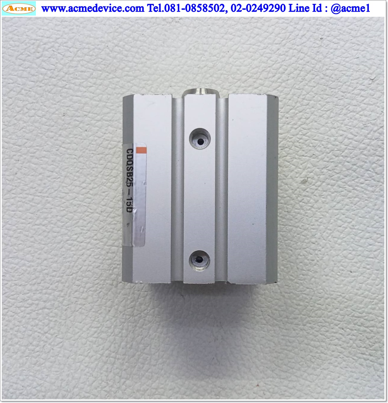 Air Cylinder SMC รุ่น CDQSB25-15D, Bore 25 mm., Stroke 15 mm.