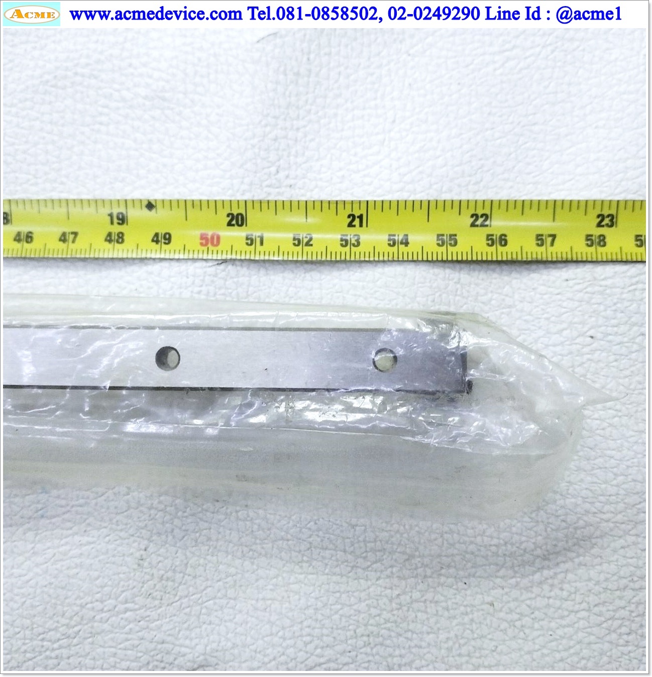 Linear Block and Rail THK รุ่น HSR12RM, รางสไลด์ขนาด 12 x 550 mm.