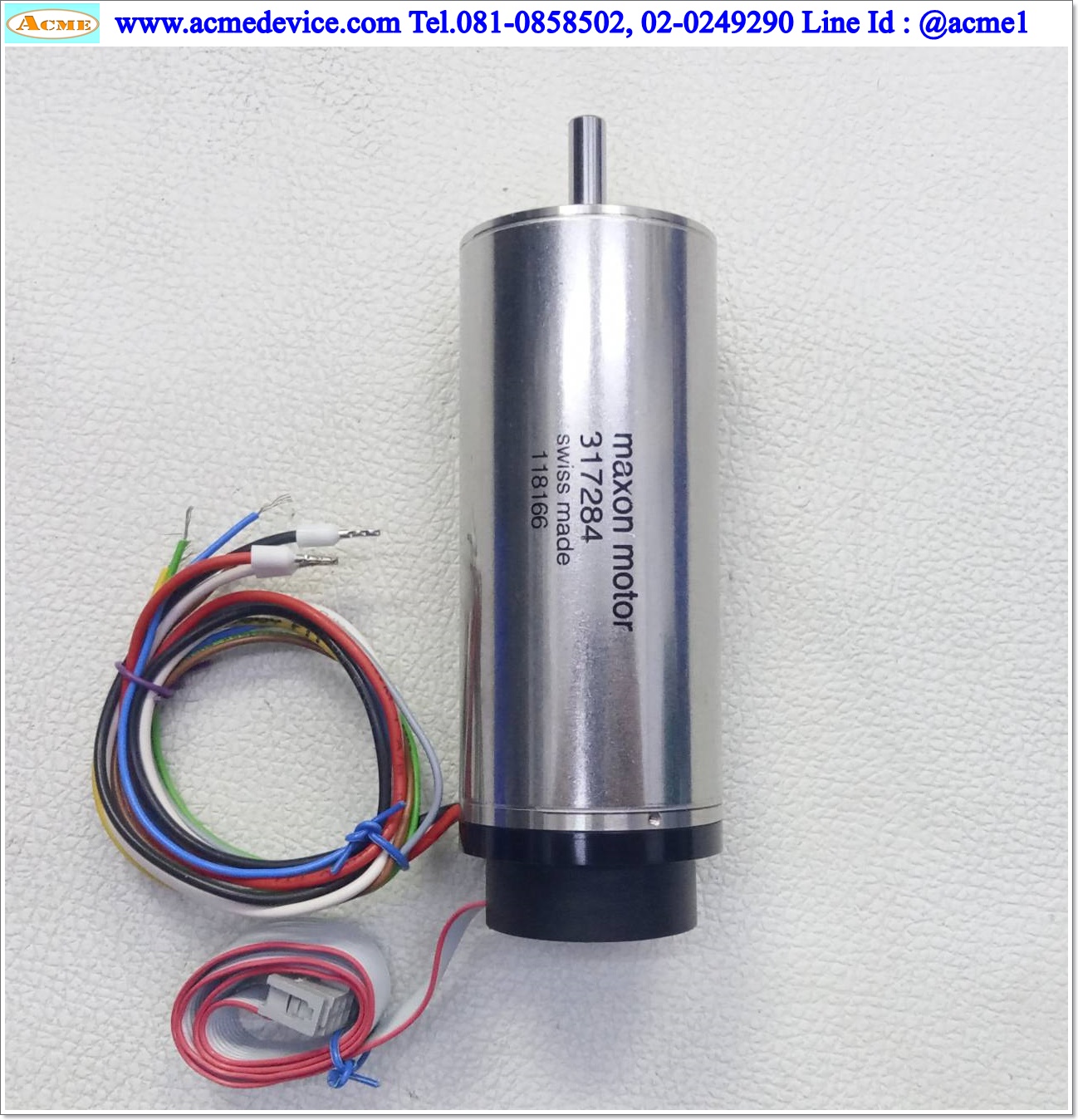 Brushless DC Motor Maxon รุ่น EC-max 40, 317284, (283873, 225787), 48V, 120 Watt & Encoder MR Type L, 1024P/R