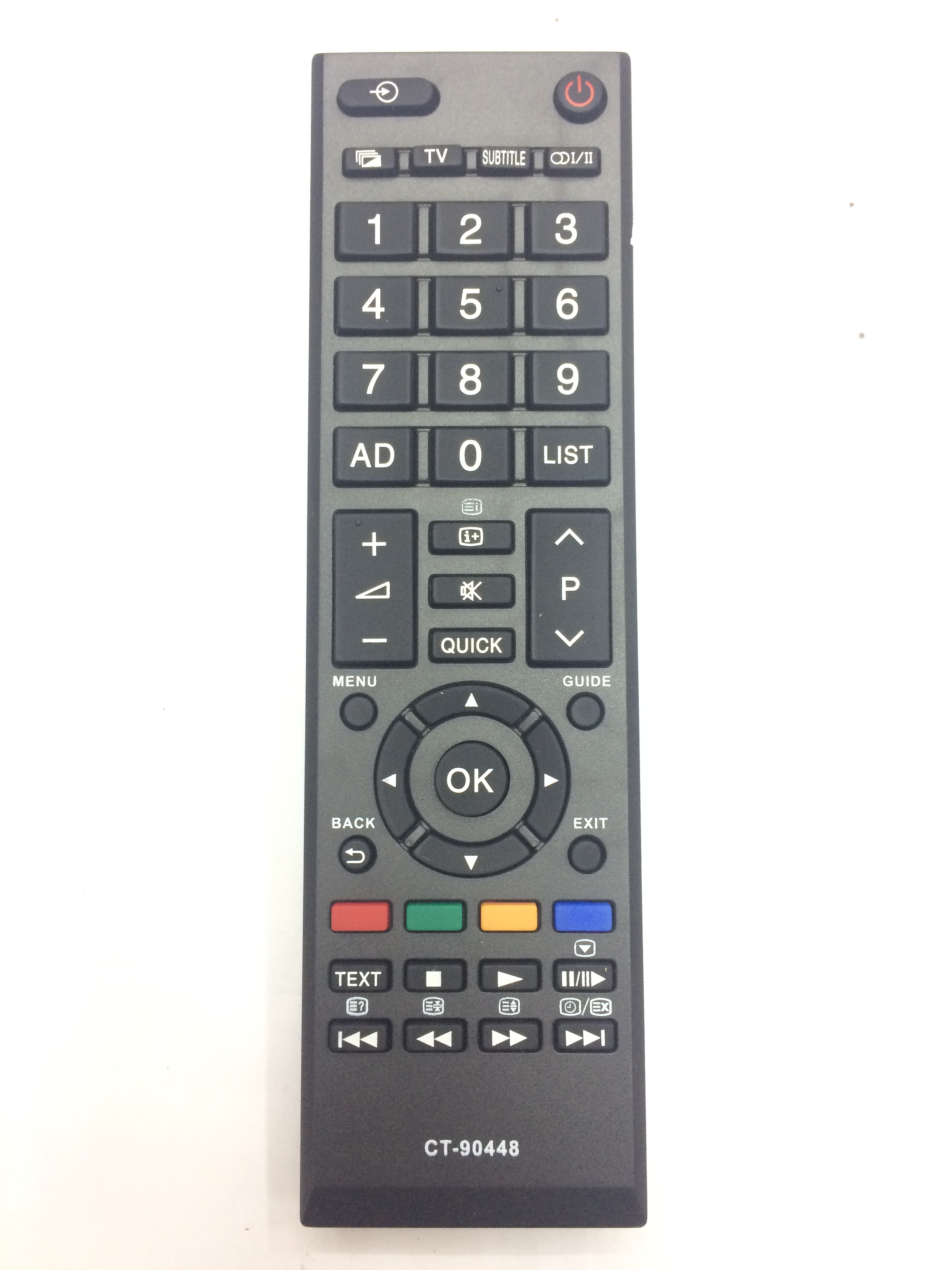 รีโมททีวี Toshiba รุ่น90448