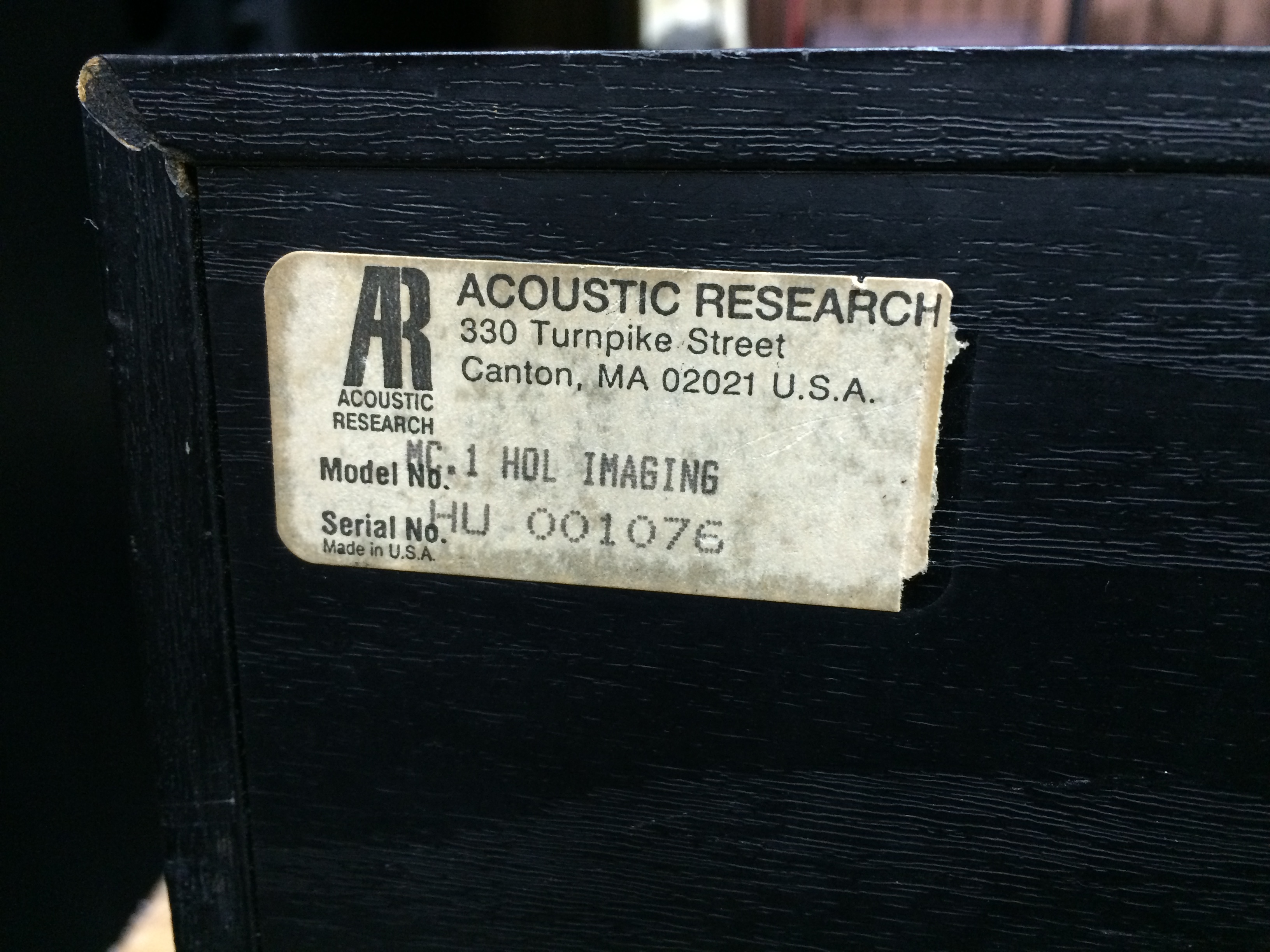 ลำโพงเซ็นเตอร์ Acoustic Research MC1