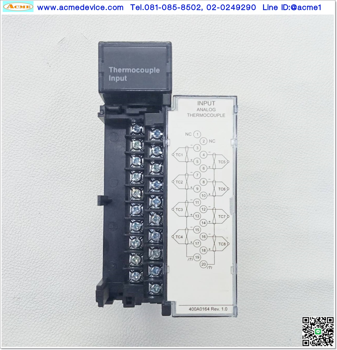 PLC GE FANUC รุ่น HE693THM889C, Thermocouple Input