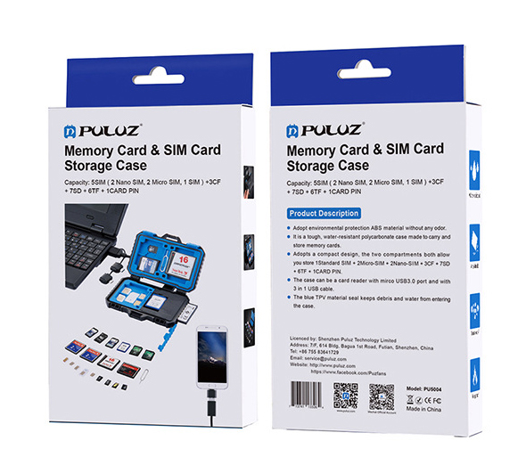 PULUZ Memory Card HardCase ฮาร์ดเคสใส่เมมโมรี่การ์ด แข็งแรง กันน้ำ