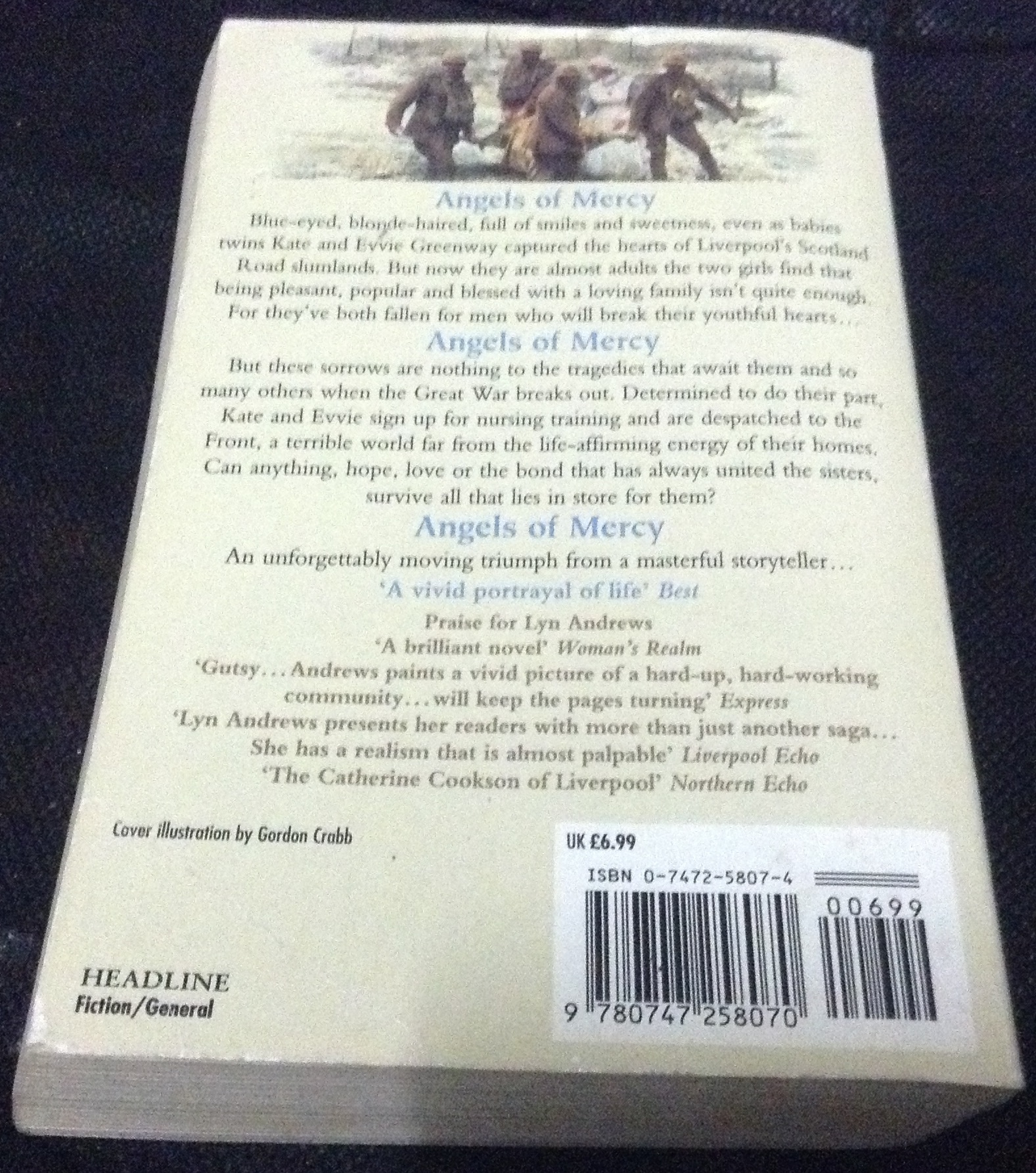 Angels of Mercy by Lyn Andrews ราคา 50