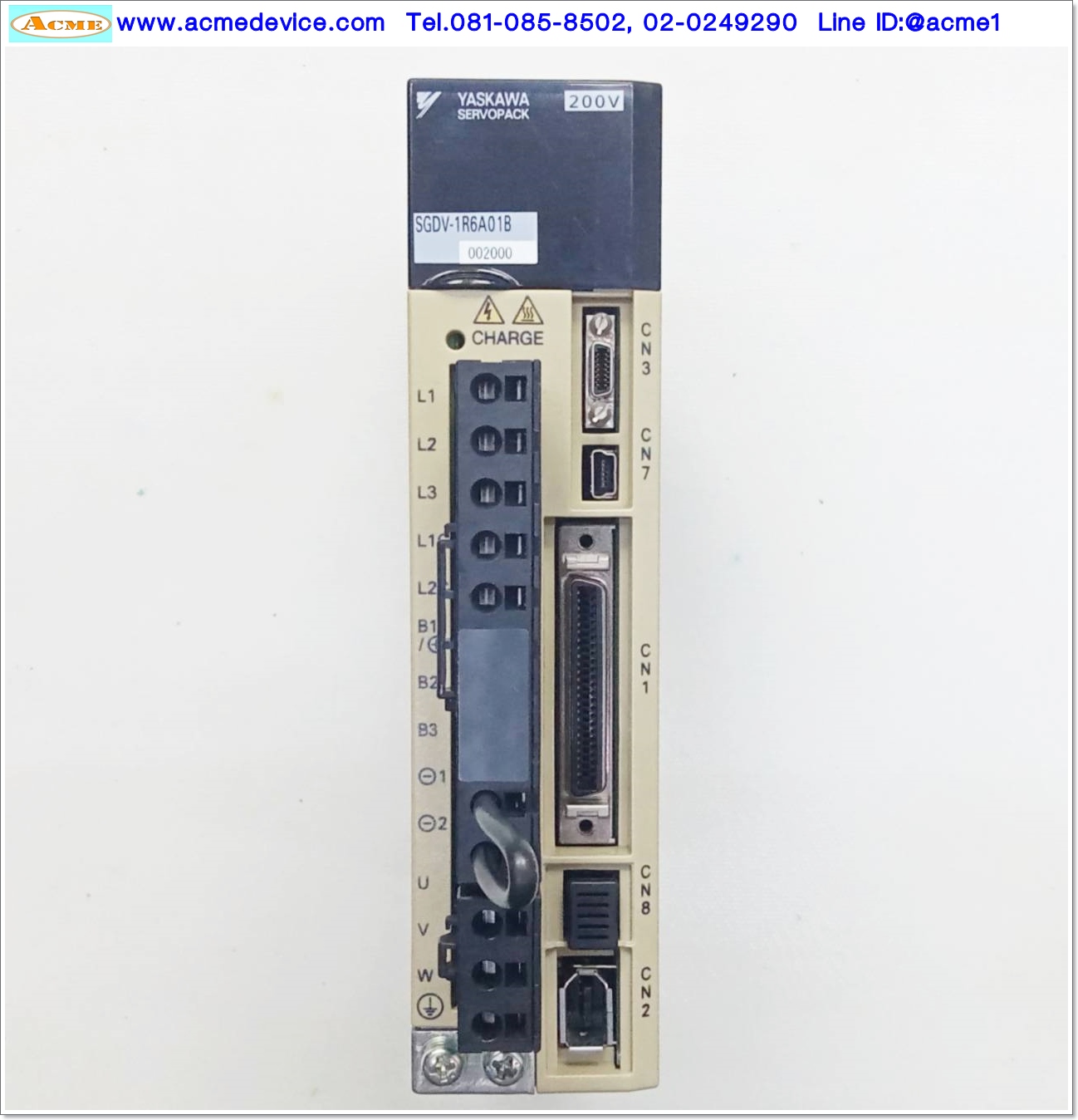Servo Drive yaskawa รุ่น SGDV-1R6A01B002000, 200W