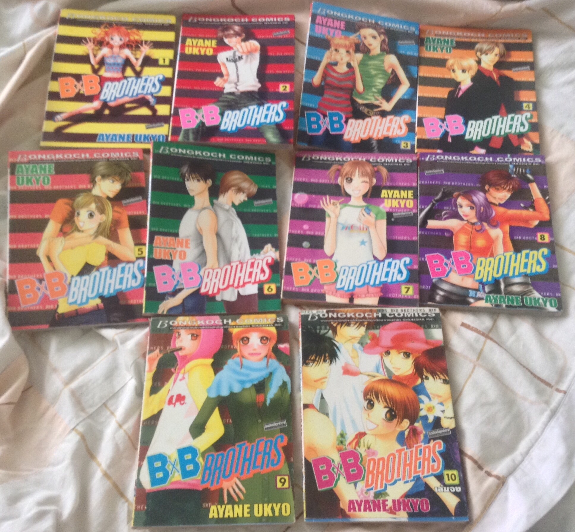 BxB brothers ayane ukyo 10เล่มจบ ราคา 252