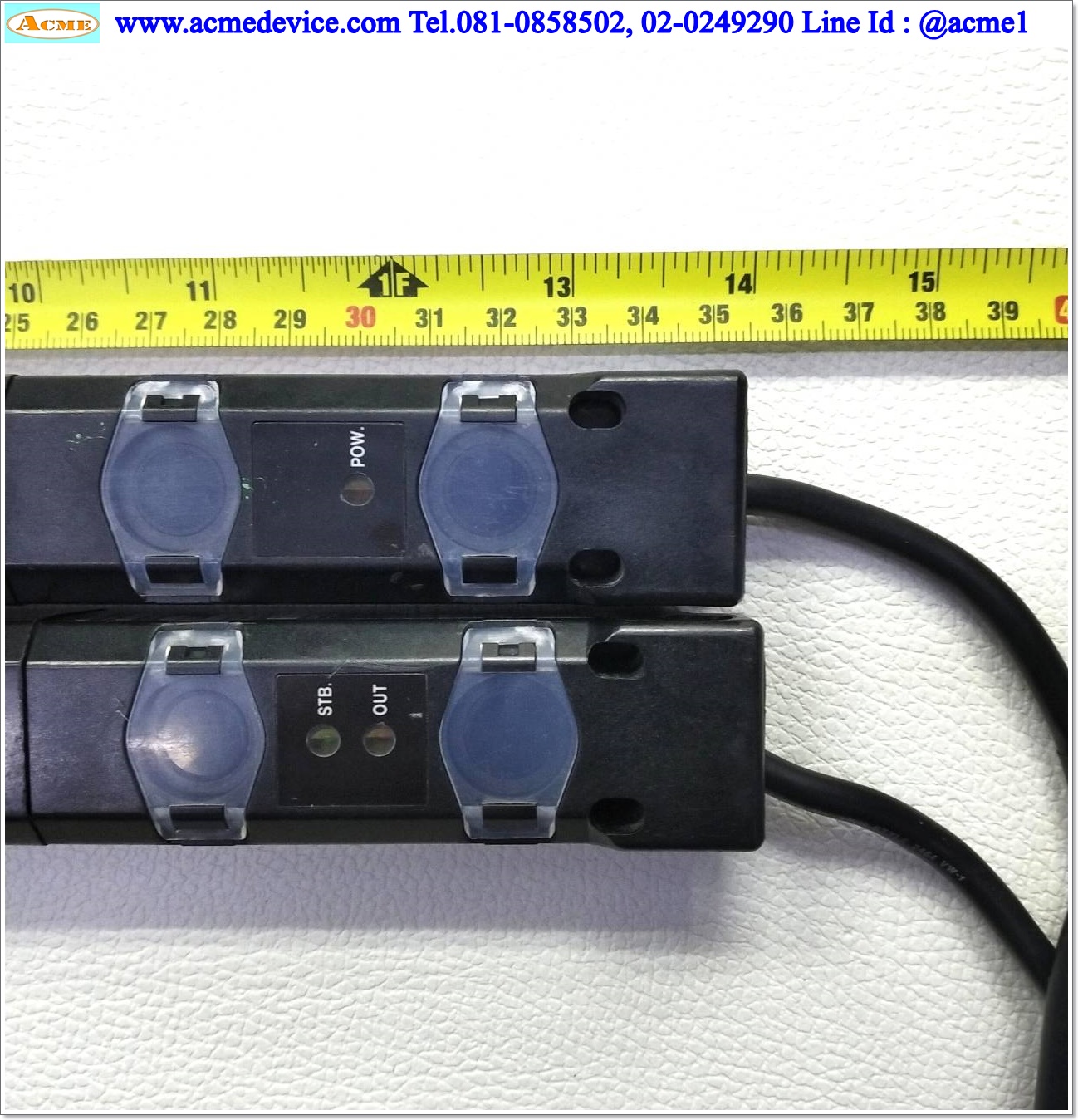 Area Sensor Keyence รุ่น PJ-55A (R) + PJ-55A (T), Output NPN, ยาว 355 mm., ระยะ 5 M.