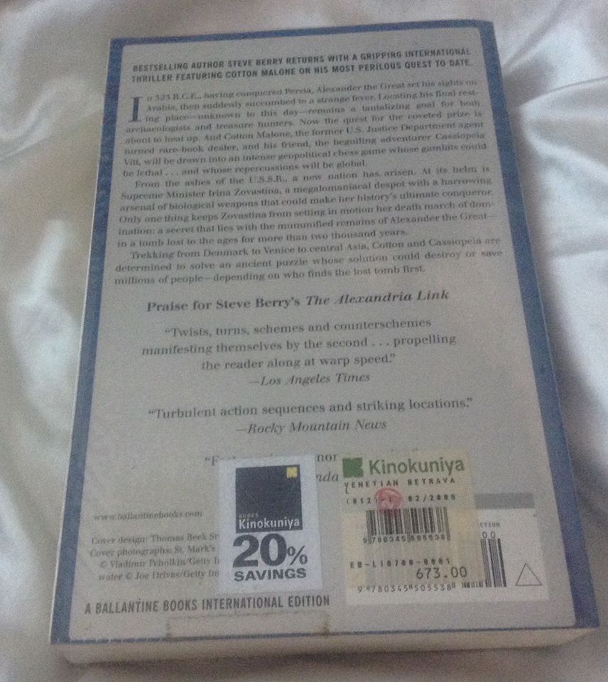 The Venetian Betrayal by Steve Berry ราคา 210