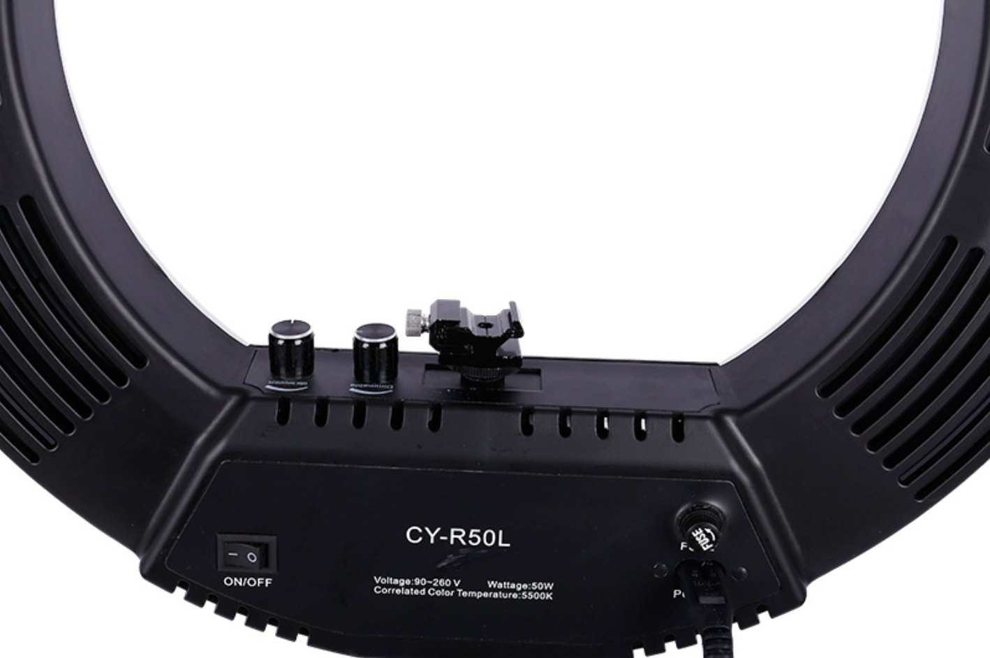 Ringlight ไฟวงแหวนถ่ายภาพขนาด18นิ้ว รุ่น CY-R50L ไฟต่อเนื่องถ่ายรูป ไฟแต่งหน้า