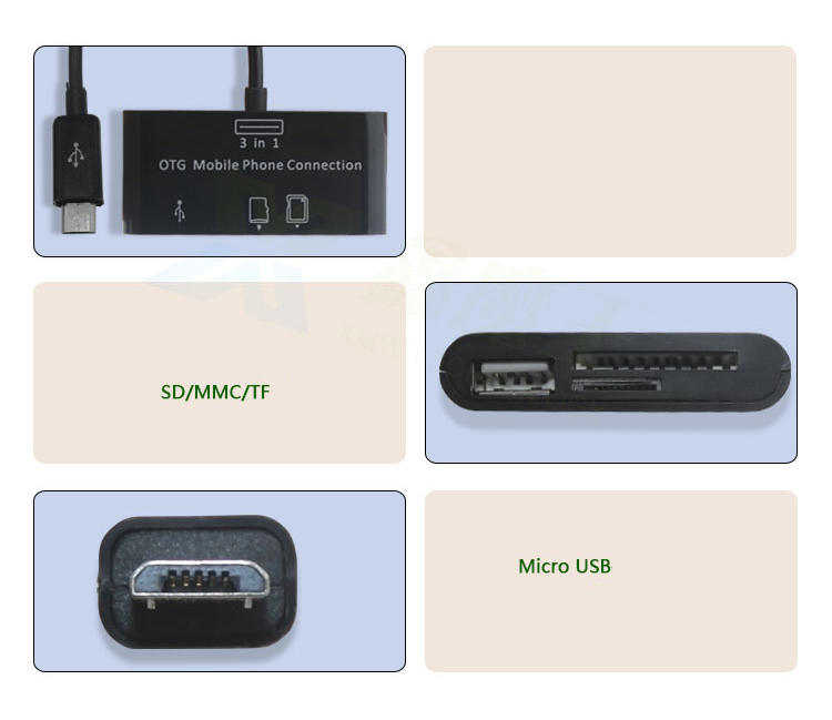 MICRO-USB OTG MOBILE CARD READER
