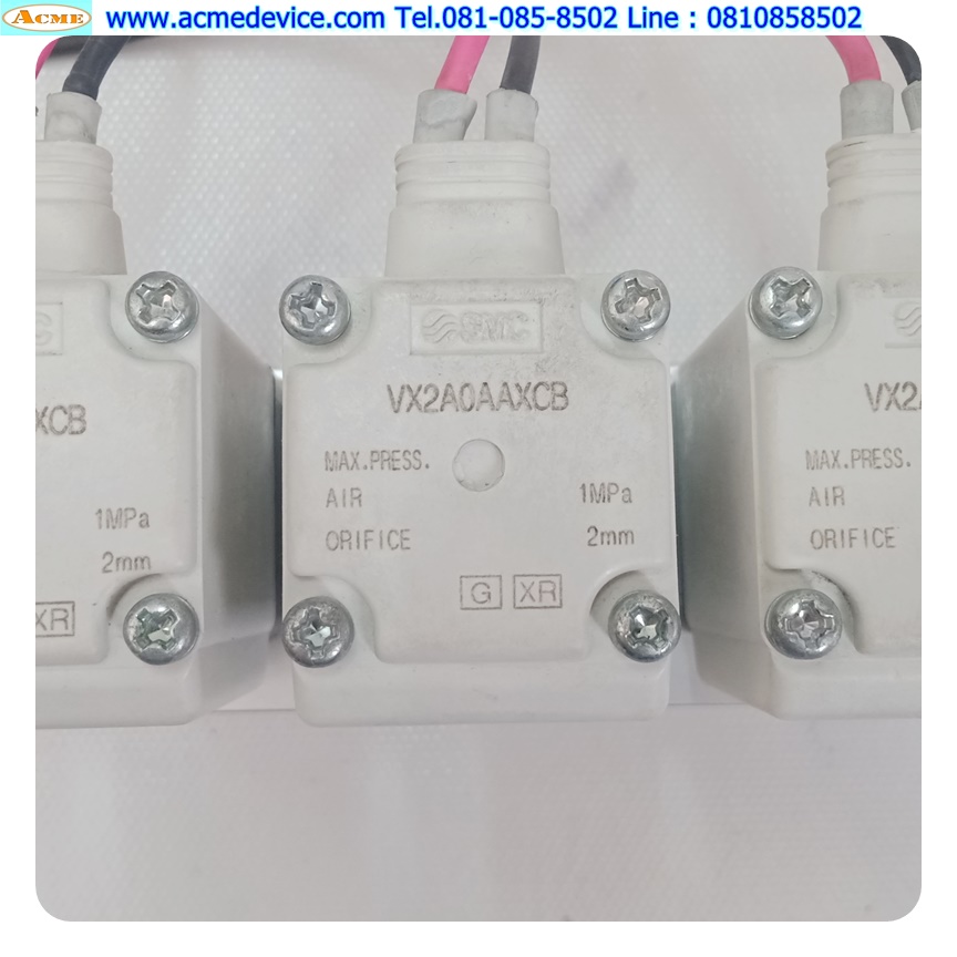 Solenoid Valve SMC รุ่น VX2A0BAXCB(4)+VX2A0AAXCB(6)