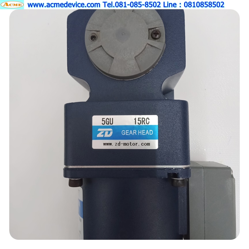 3phase Induction Motor ZD รุ่น 5IK120GU-SFT, 120W, 220V & Gear Head รุ่น 5GU15RC Ratio 1:15