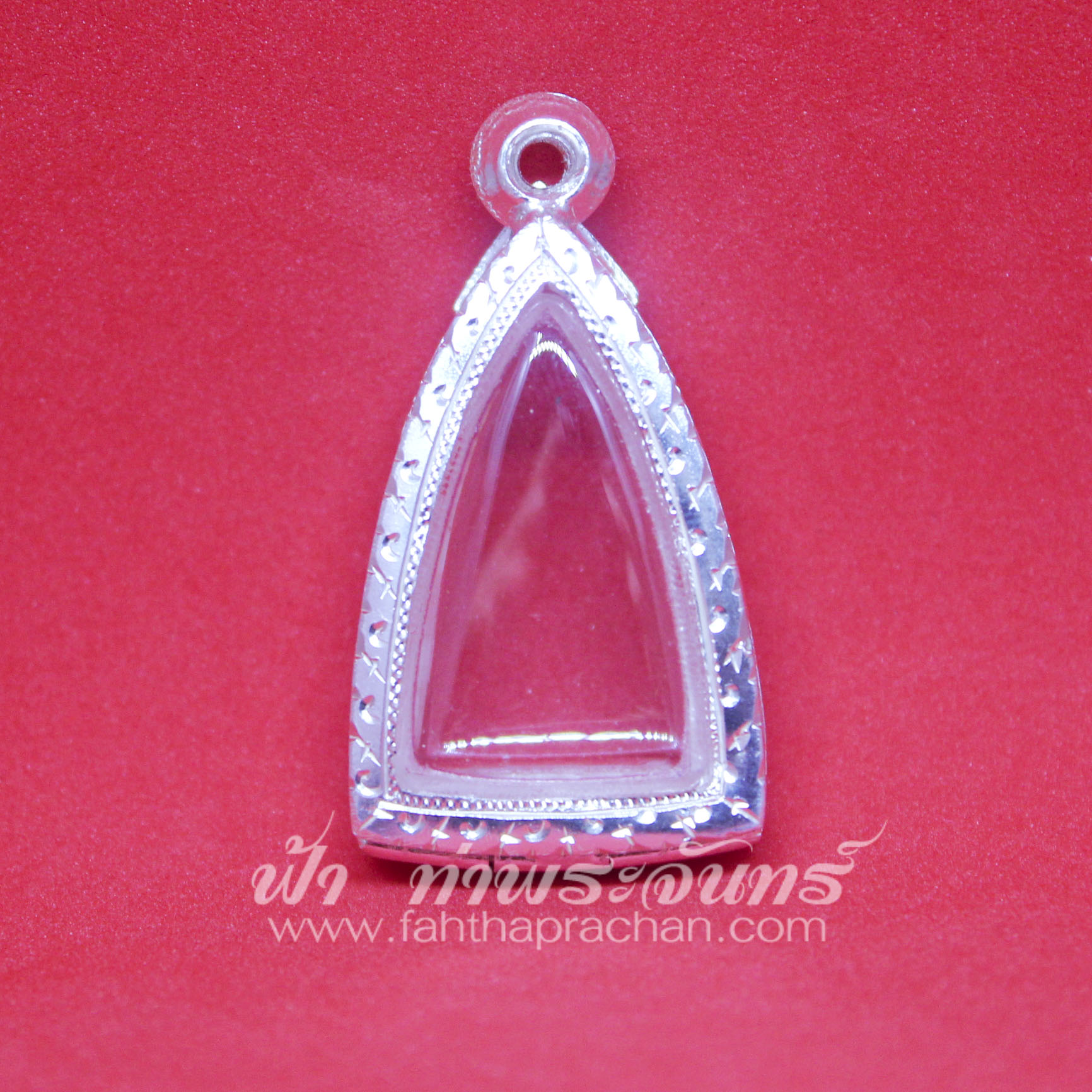 ตลับโสธรสองหน้า ปี 2497 เงินแกะลาย 92.5%