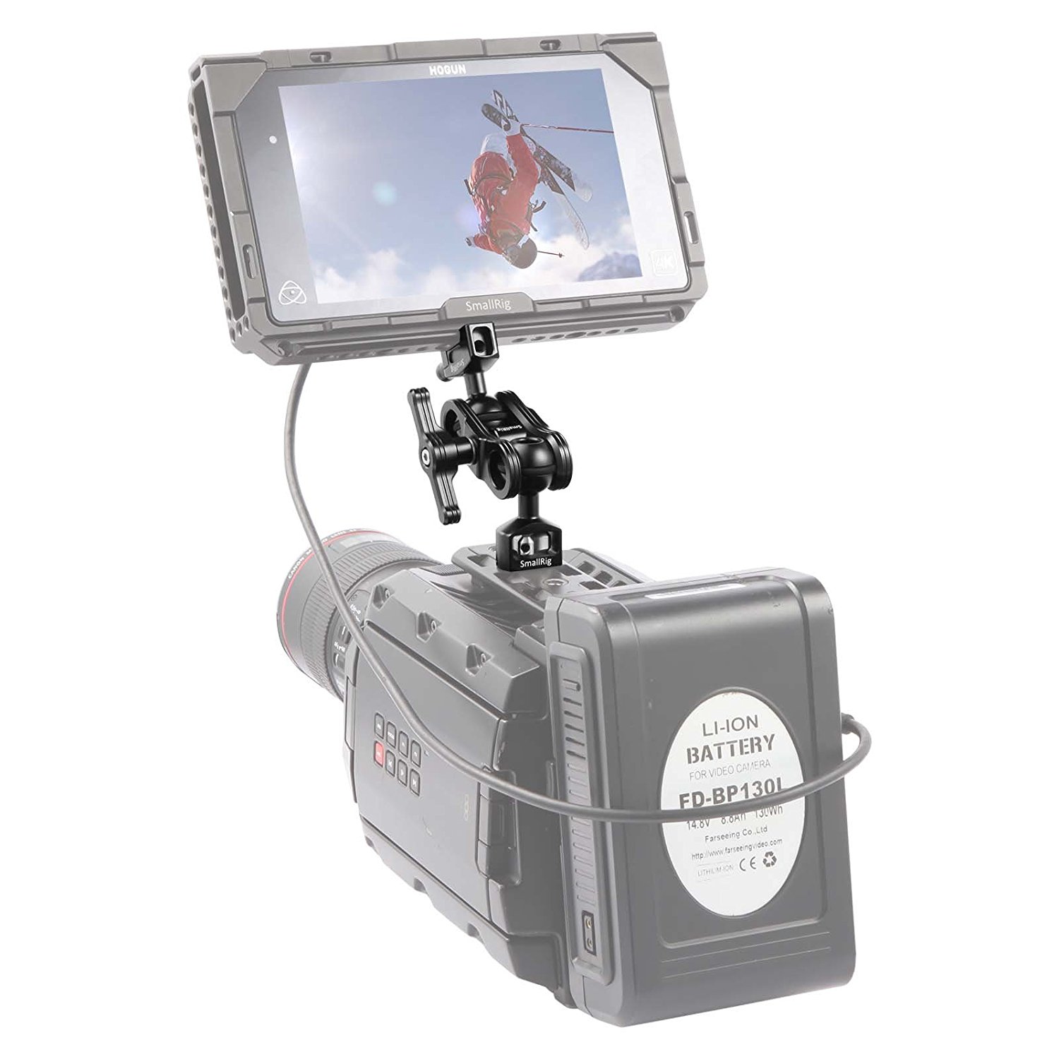 SMALLRIG® Articulating Arm with Screw Ballhead and NATO Clamp Ballhead 2071 (ByOrder รอสินค้า2-3วัน)