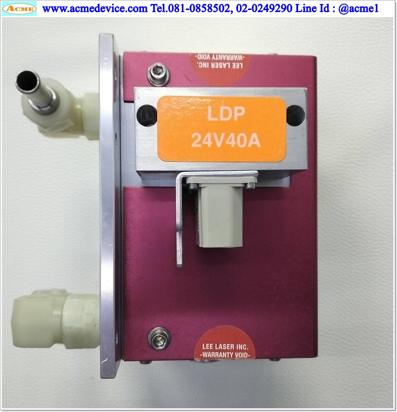 DPSS Laser Repair Lee Laser รุ่น LDP, 24V, 40A, 200W, 1064nm.