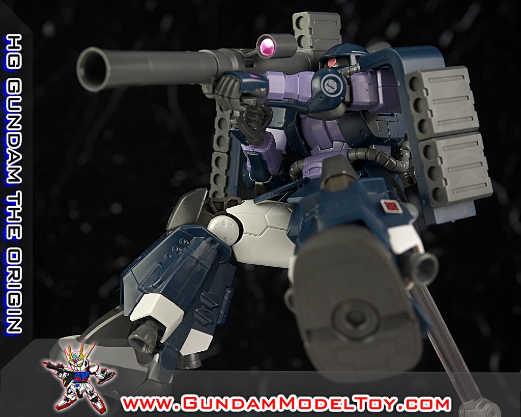 HGORIGIN 1/144 ZAKU II BLACK TRI-STARS HIGH MOBILITY TYPE (GAIA/MASH) ซาคุ 2 แบล็ค ไตร สตาร์ส ไฮ โมบิลิตี้ ไทฟ กายา/แมช