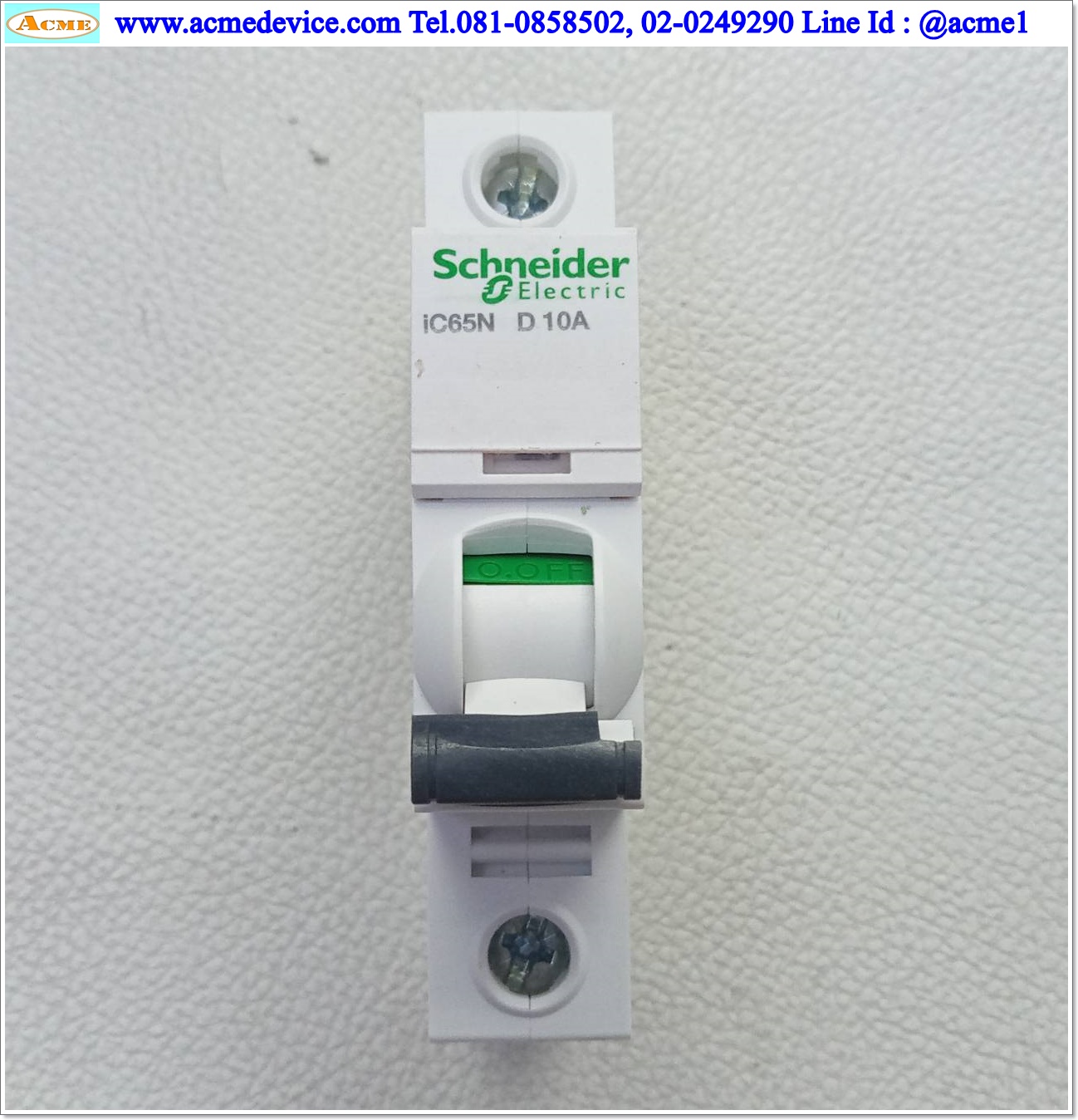 Breaker 1P Schneider รุ่น iC65N D 10A