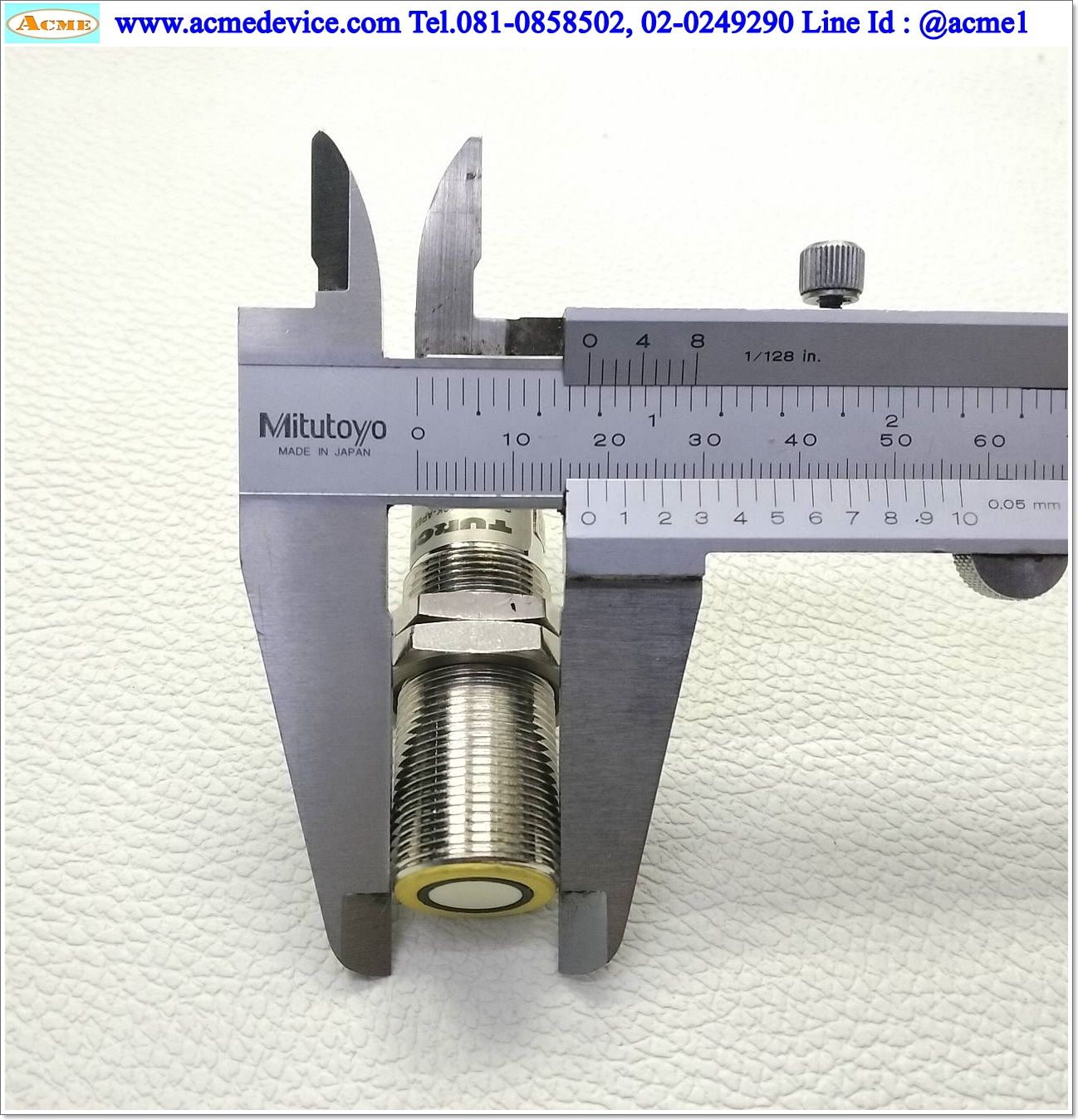 Ultrasonic Turck รุ่น RUN20-M18K-AP8X-H1141, ระยะ 3 - 20 cm., M18, PNP, NO