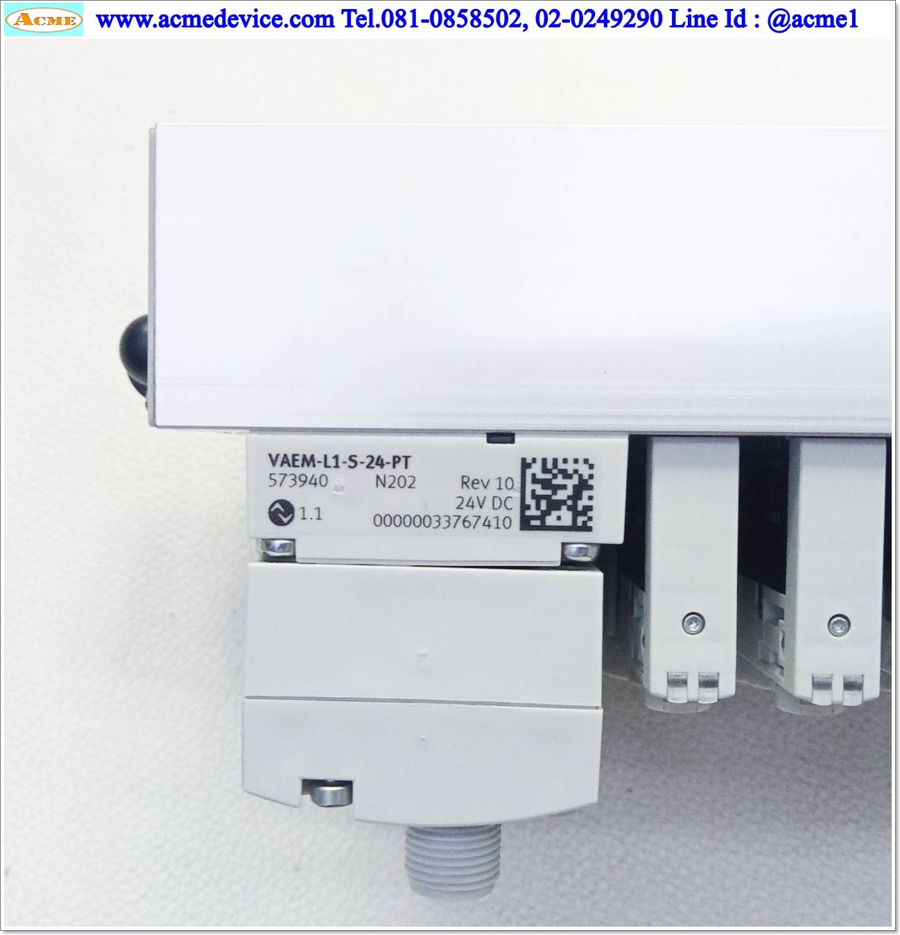 Solenoid Valve Festo รุ่น VTUG-14-VRPT-B1T-Q10-U-Q4S-3GQ6GQ64GQ6GGKQ69L & VAEM-L1-S-24-PT & VUVG-B14-P53C-ZT-F-1T1L & CTEU-PN, 24Vdc