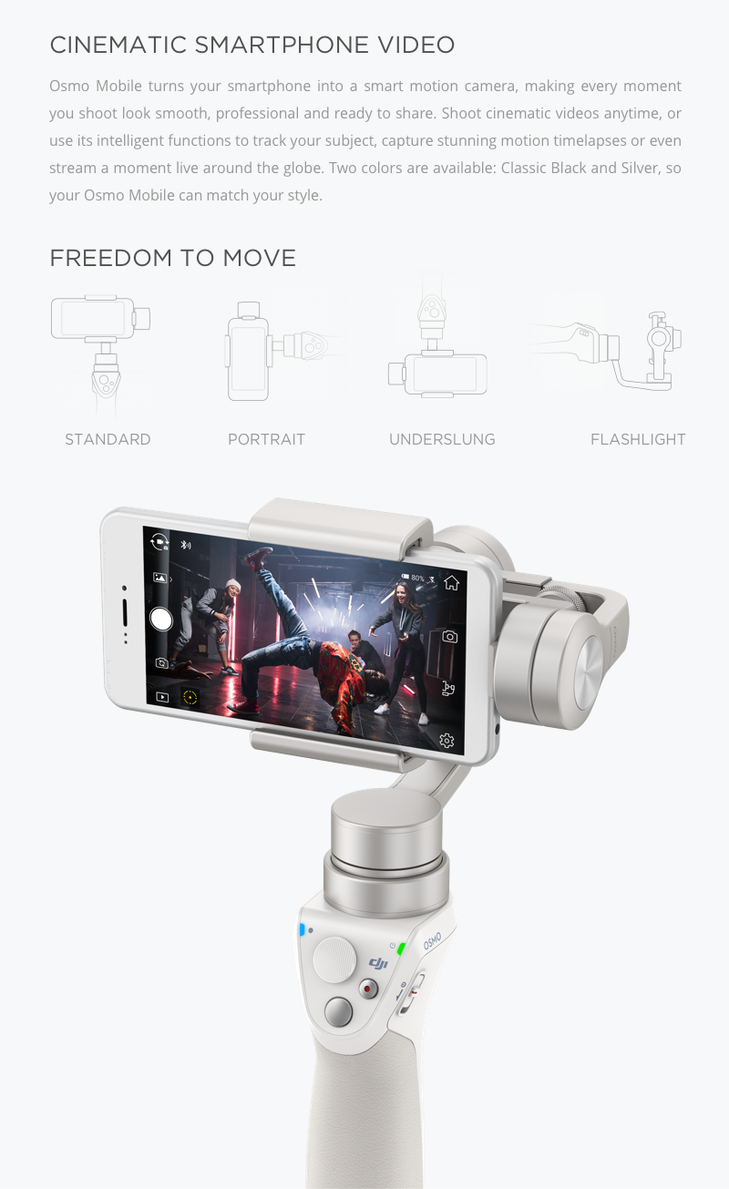 DJI OSMO Mobile Silver สีเงิน