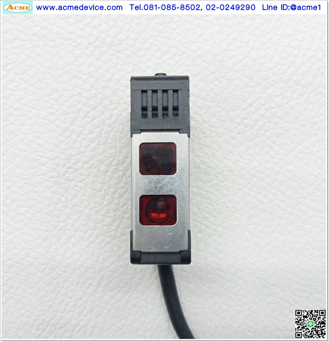 Photoelectric Sensors Omron รุ่น E3NC-SA21 + E3NC-SH100, ระยะ 35-100 mm., NPN