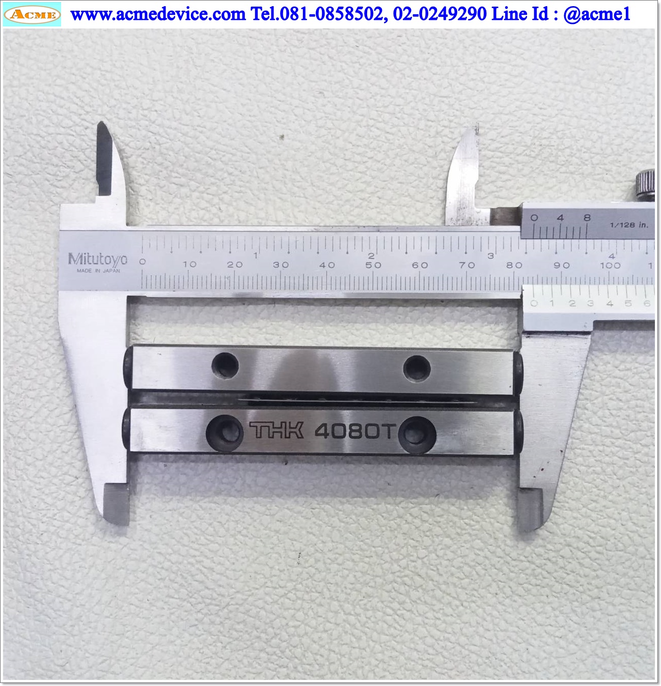 Cross-Roller Guide THK รุ่น 4080T, ขนาด 22 x 84 mm., Stroke 70 mm.