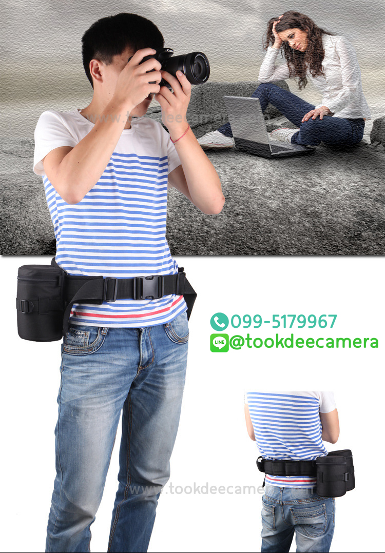 เข็มขัดช่างภาพ มืออาชีพ รุ่น AC06 ราคาถูก