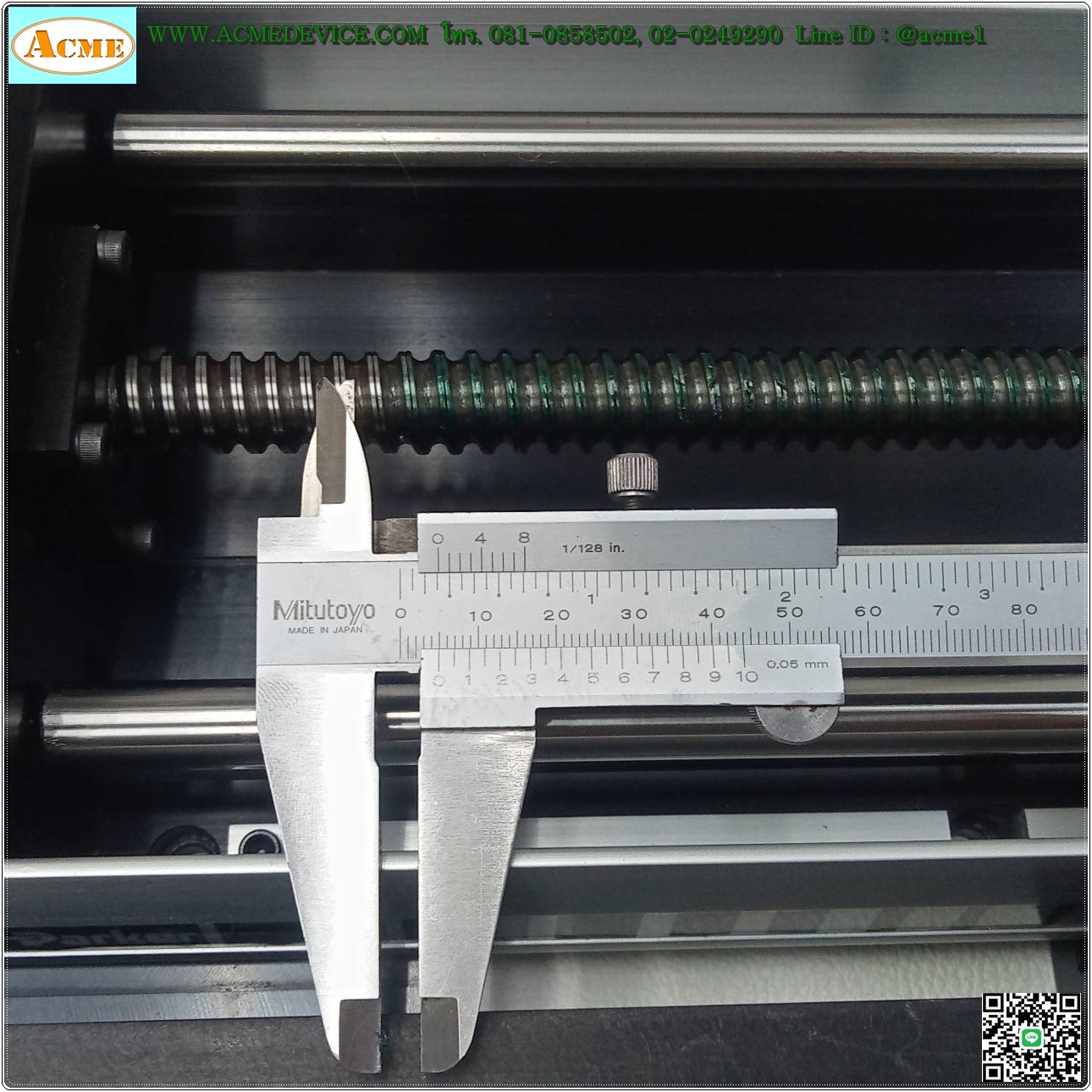 แกนสําเร็จรูป Ball Screw Parker รุ่น DAEDAL 50000ET, ขนาด 185 mm x 480 mm, Stroke 255 mm, Pit 5 mm