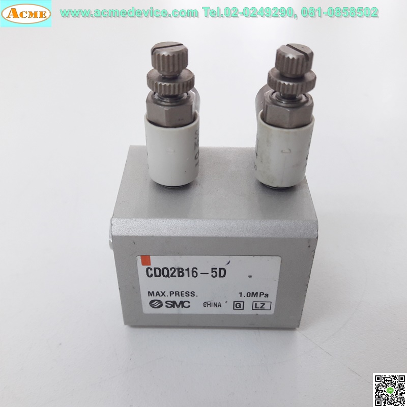 Air cylinder smc รุ่น CDQ2B16-5D, Bore 16 mm., Stroke 5 mm.