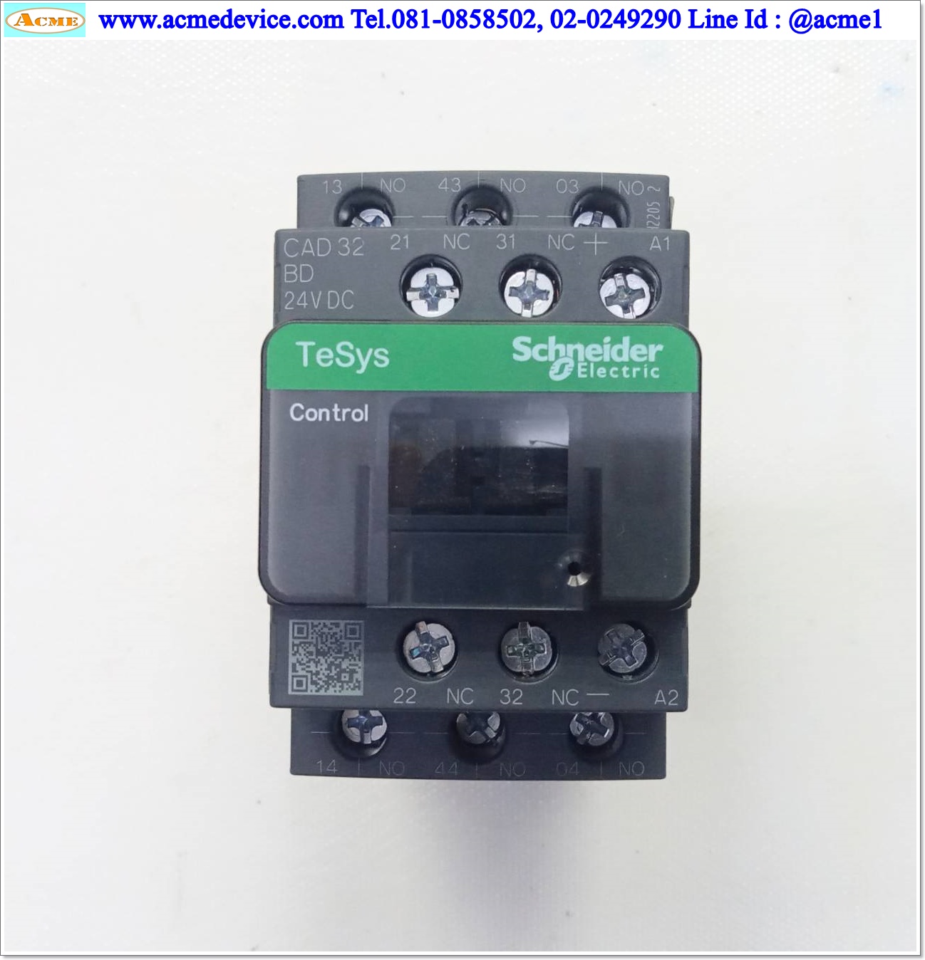 Control Relay Schneider รุ่น CAD32BD, 10A, Coil 24Vdc
